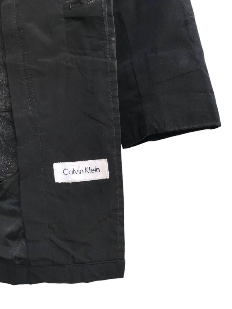 Calvin Klein Vintage Calvin Klein Black Trench Coat Size US S / EU 44-46 / 1 - 12 Thumbnail