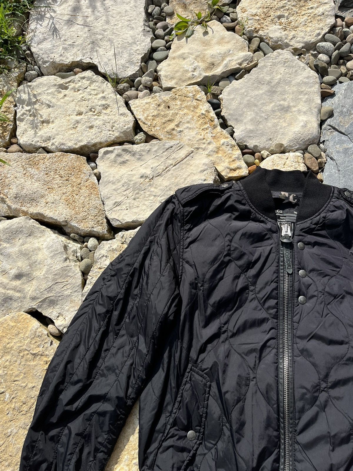 Diesel × Vintage Diesel vintage y2k bomber nylon jacket Avant Garde Size US M / EU 48-50 / 2 - 3 Thumbnail