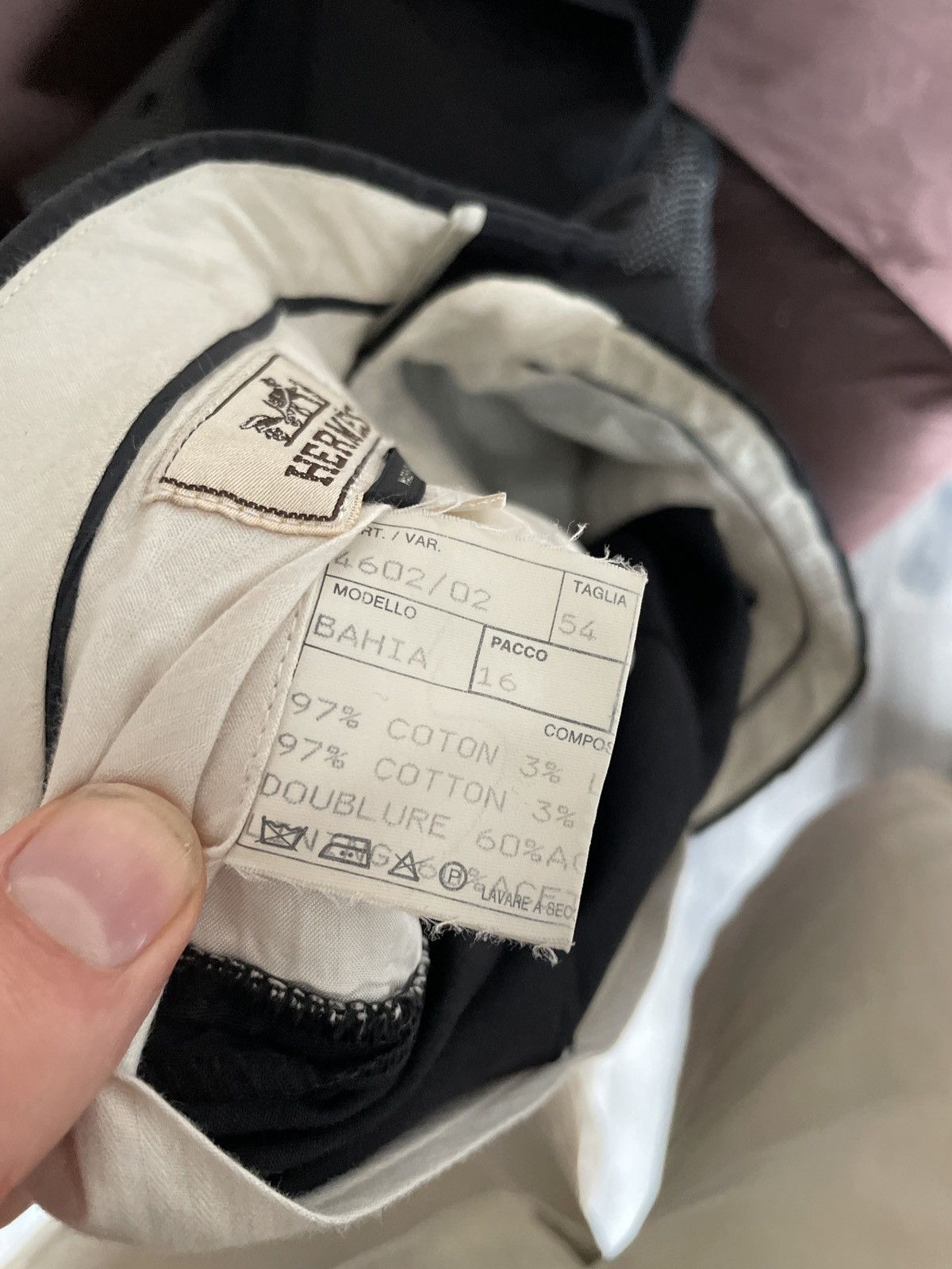 Hermes Black Wide Pants Size US 33 - 4 Thumbnail