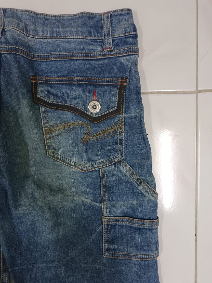 Japanese Brand Vintage Seriously Waxed Flare Bootcut Jeans Size US 32 / EU 48 - 7 Thumbnail