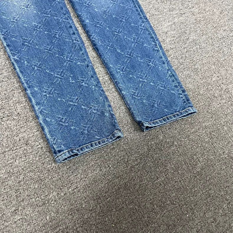 Chanel Chanel Denim Jeans with Snowflake Pattern Size US 32 / EU 48 - 5 Thumbnail
