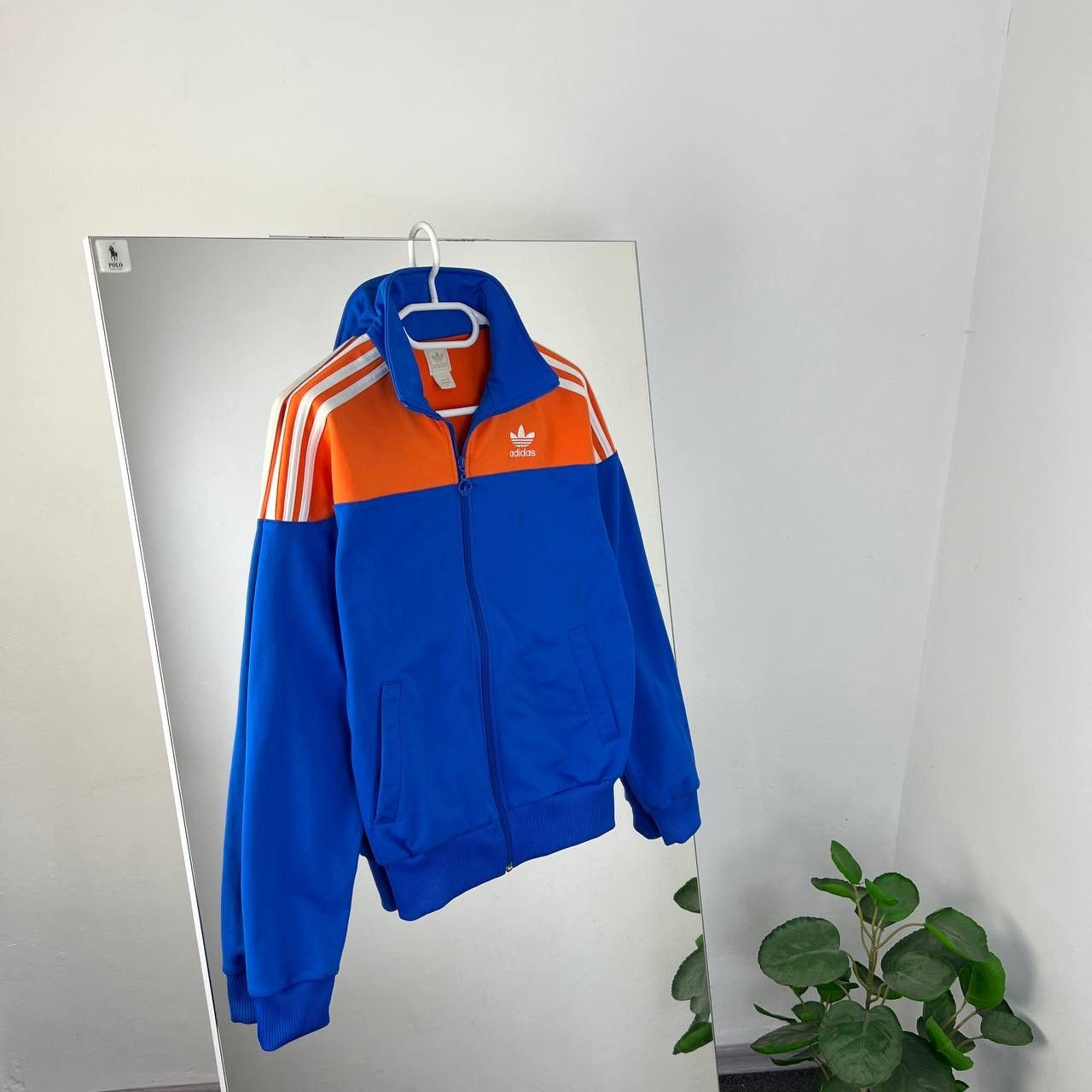 Adidas Vintage Y2K Adidas New York Big Logo Zip Up Track Jacket Size US S / EU 44-46 / 1 - 2 Thumbnail