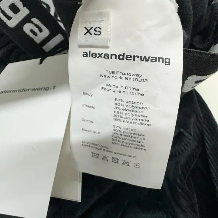 Alexander Wang Alexander Wang Elastic Velvet Casual Trousers - Size 23" - 6 Thumbnail