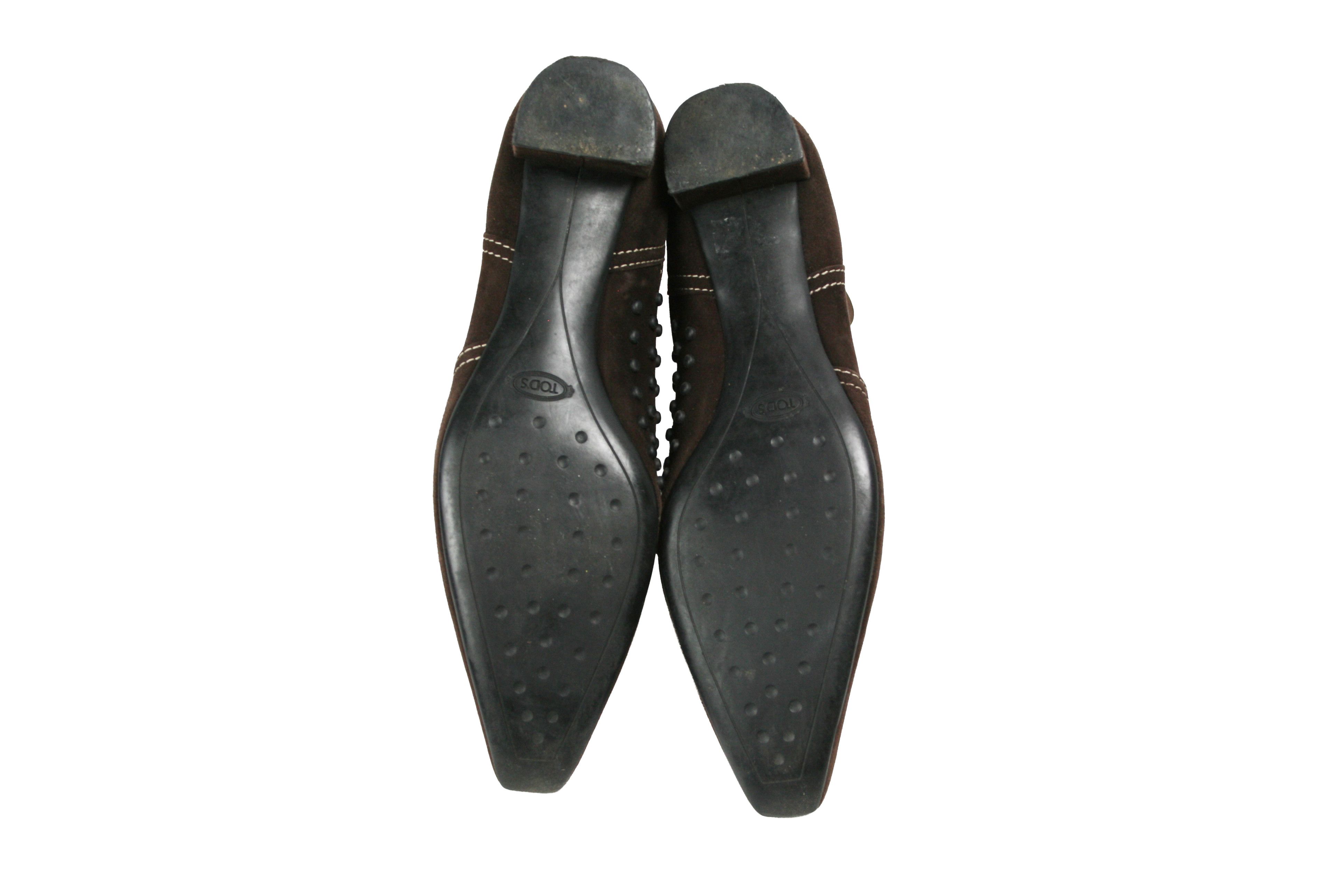 Tod's Chelsea Biker Heeled Ankle Boots Y2K Size US 9.5 / IT 39.5 - 12 Thumbnail