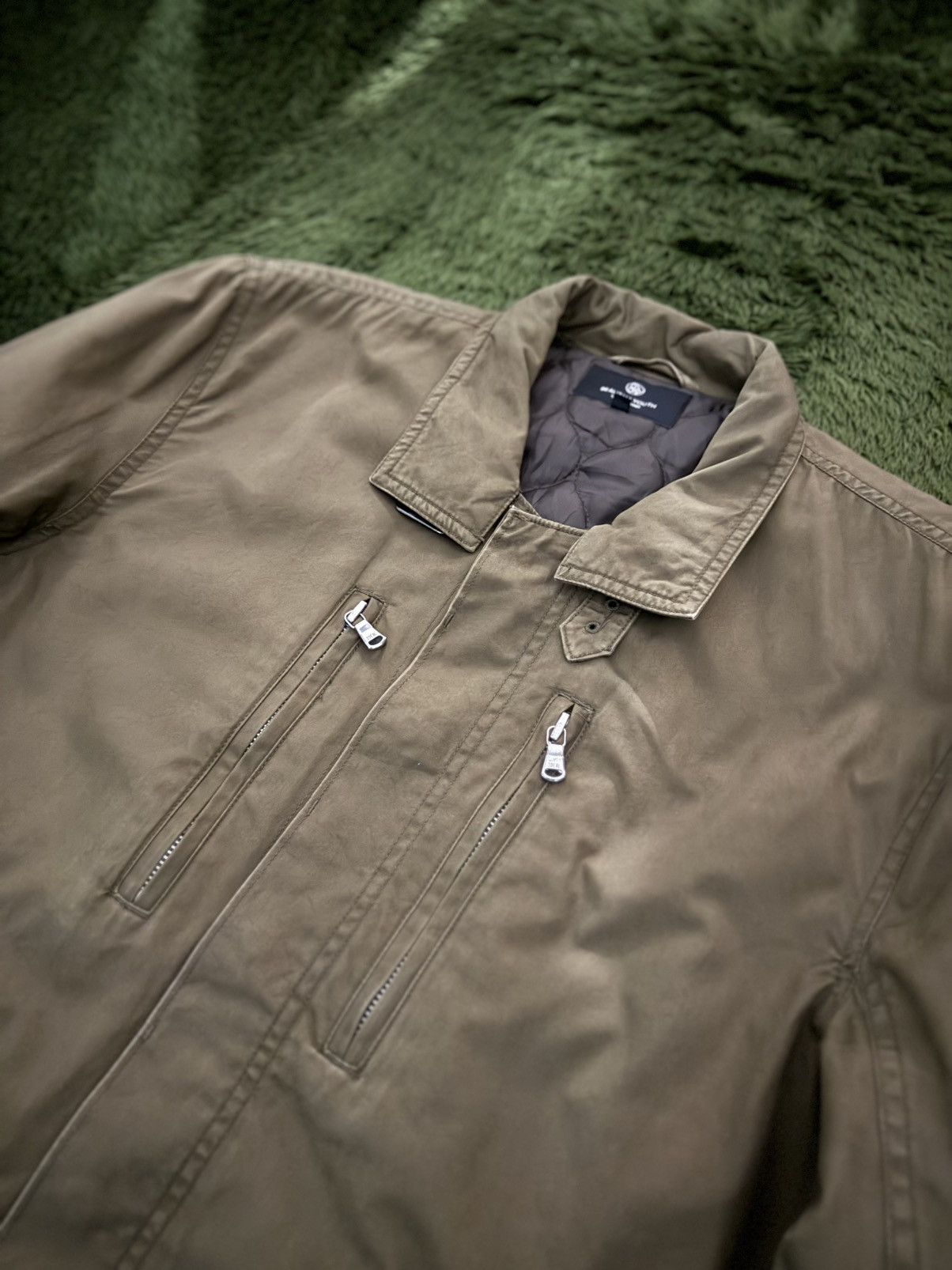 United Arrows [L] United Arrows Beauty & Youth Cotton Quilted Jacket Brown Size US L / EU 52-54 / 3 - 2 Thumbnail