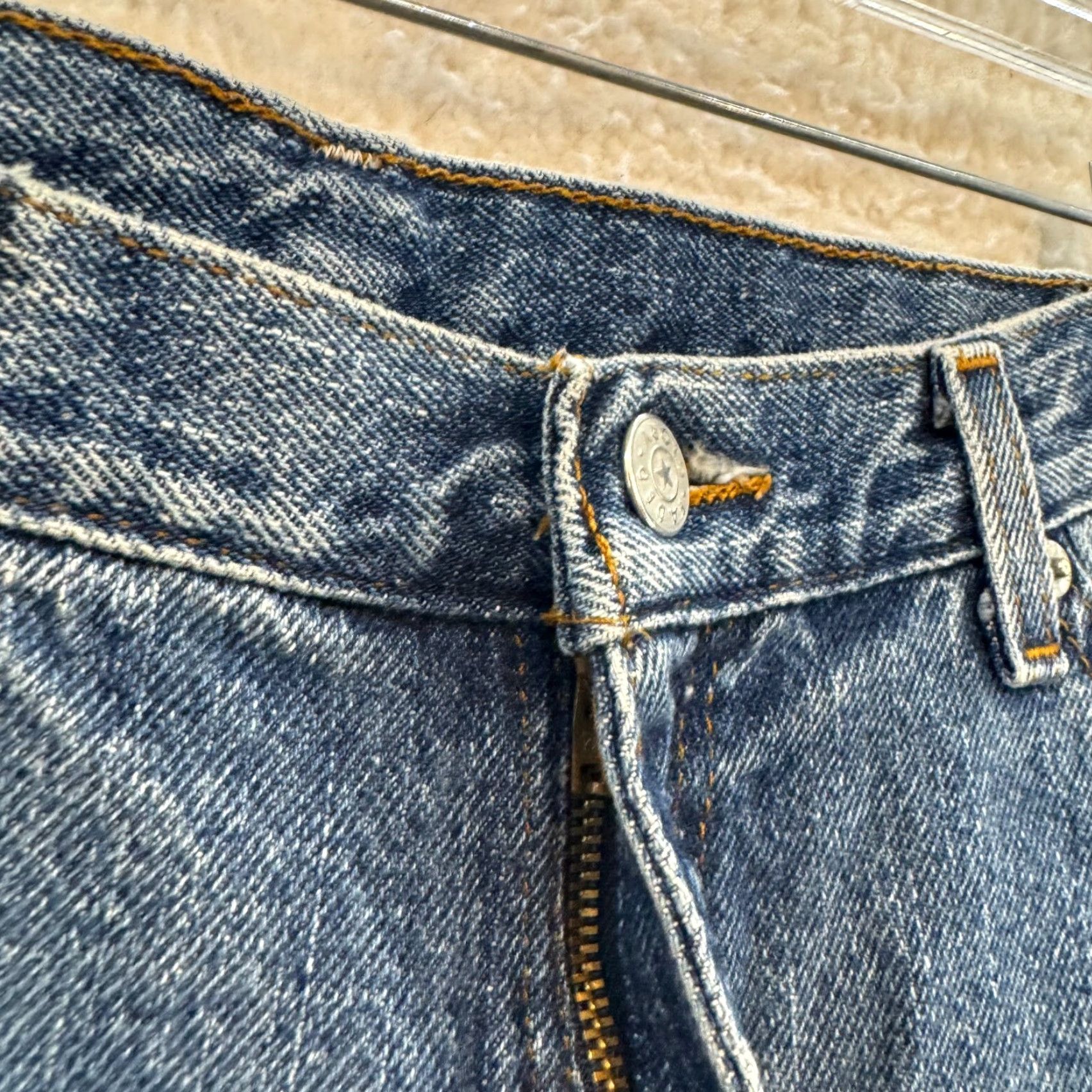 Faded Glory VINTAGE 90s Jeans Denim 100% Cotton Western Mom High Waist 8 Tall 28 Inseam 32 Blue Nike Size 30" / US 8 / IT 44 - 4 Thumbnail