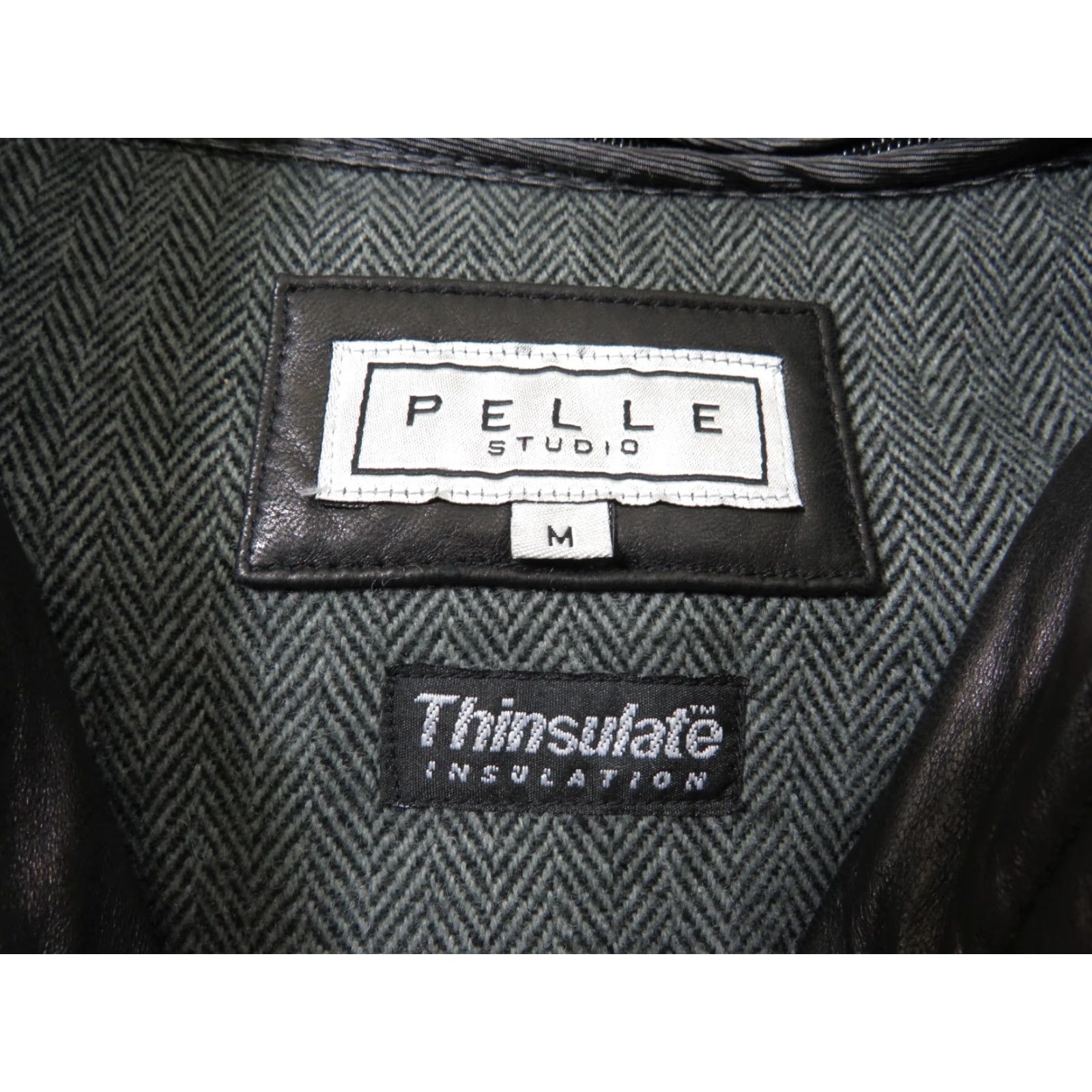 Vintage VINTAGE Wilsons Leather Pelle Studio Ultra Black Leather Jacket Removable Liner Men M Bomber Jacket Black Insulated Lined Zip Collared Mid-Length Size US M / EU 48-50 / 2 - 4 Thumbnail