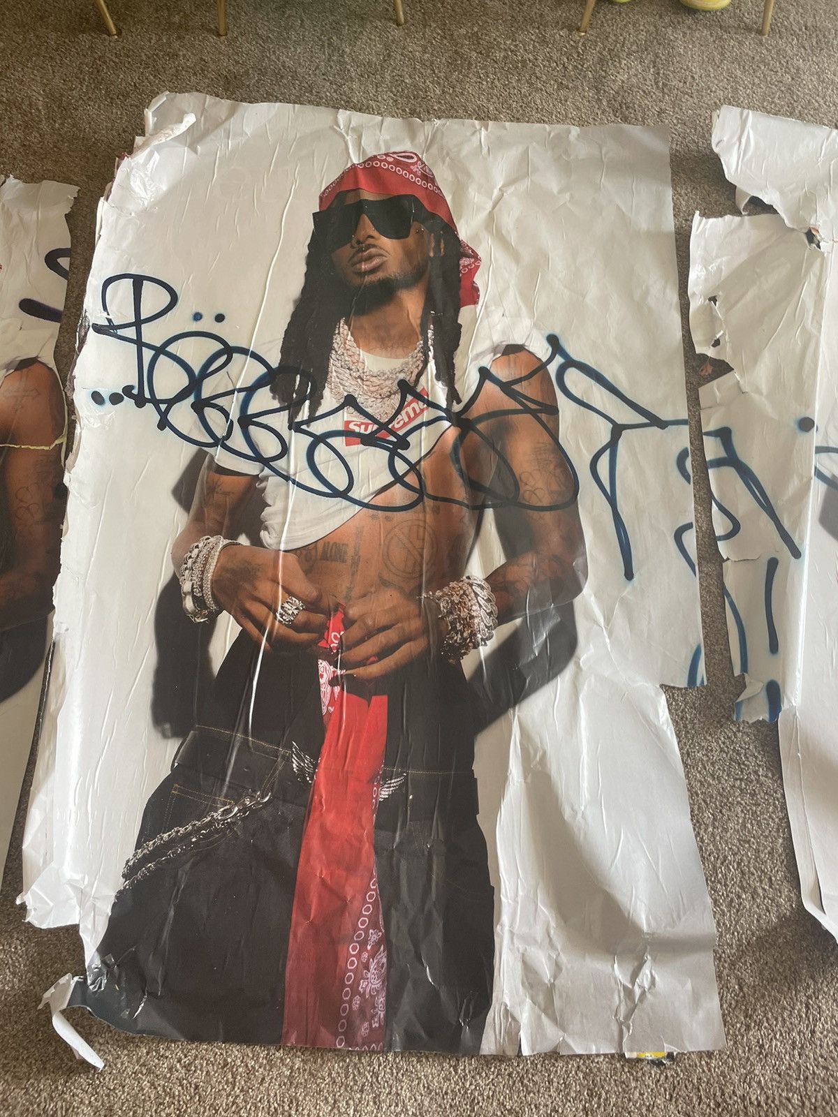 Supreme PLAYBOI CARTI SUPREME PROMO POSTER Size ONE SIZE - 2 Thumbnail