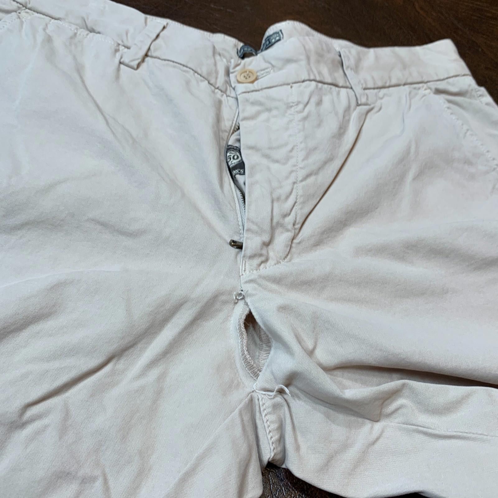 Mason's MENS Mason's Pants 50 34x31 Khaki Straight Leg Chino 321 Size US 34 / EU 50 - 8 Thumbnail