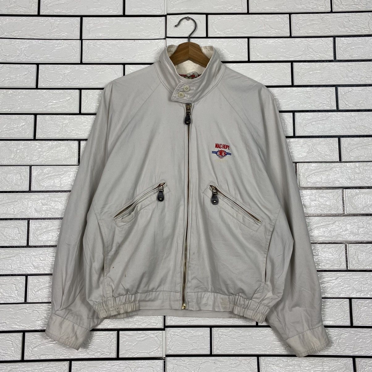 Japanese Brand Vintage Bomber Jacket Blanket MacHope Big Logo Size US M / EU 48-50 / 2 - 2 Thumbnail