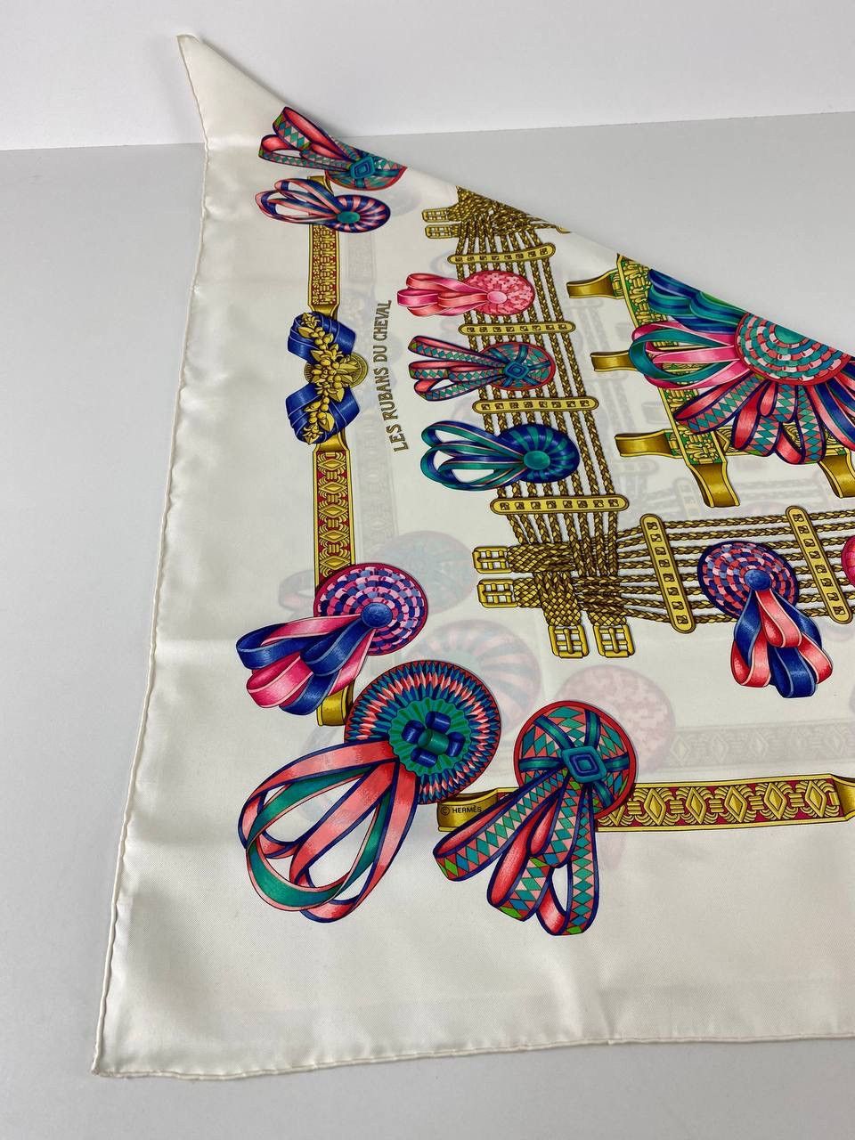 Hermes Hermes 90s Les Rubans Du Cheval scarf Size ONE SIZE - 7 Thumbnail