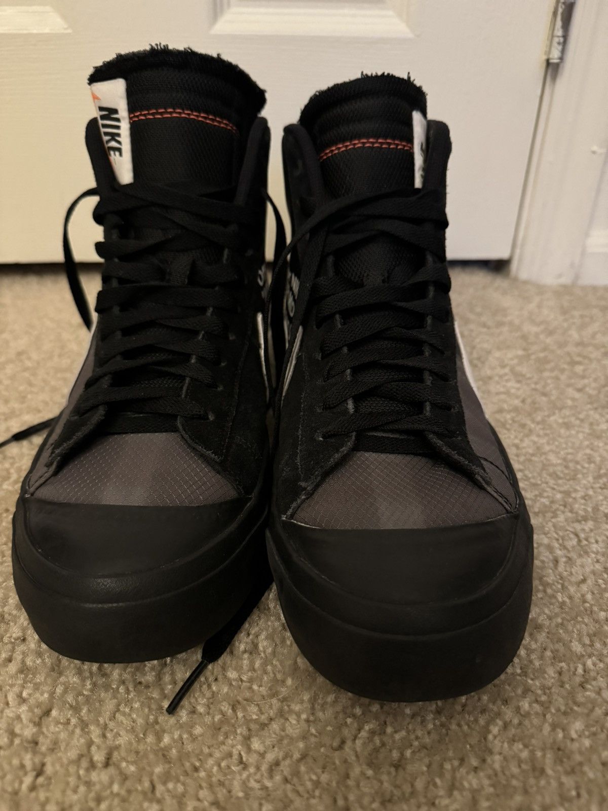 Nike × Off-White Nike Blazer Mid - Off-White Grim Reaper Size US 10.5 / EU 43-44 - 3 Thumbnail