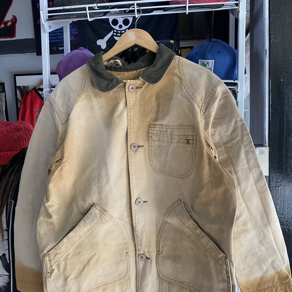 L.L. Bean VTG L.L BEAN HUNTING JACKETS DUCK CANVAS SUN FADED Size US L / EU 52-54 / 3 - 4 Thumbnail
