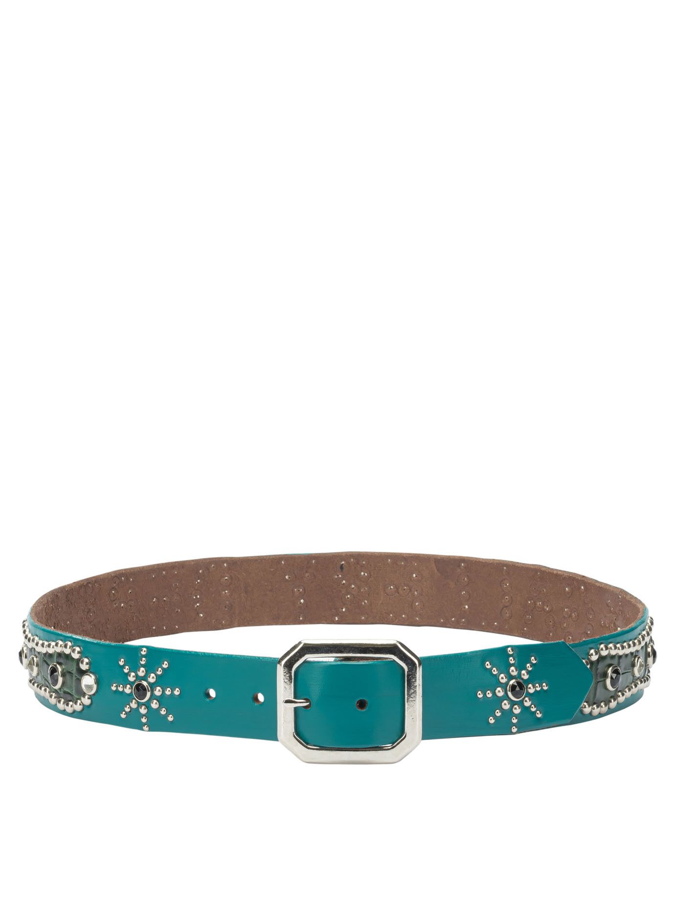 Gallery Dept. Leather Belt With Decorations tag size 32 Men - USA Duties Paid