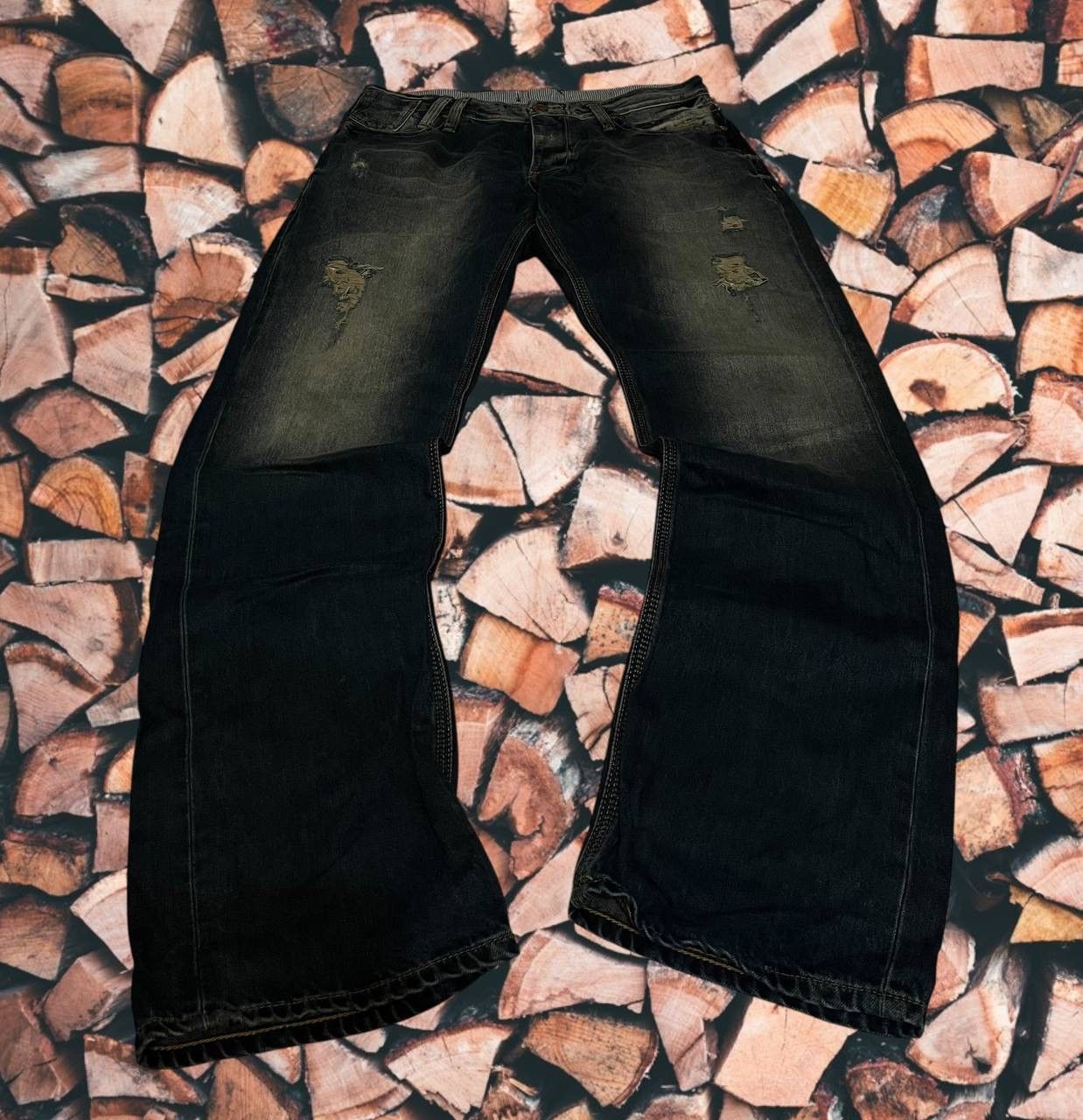 Japanese Brand × Vintage IfSixWasNine japanese Y2K Kapital style baggy jeans Size US 33 - 1 Thumbnail