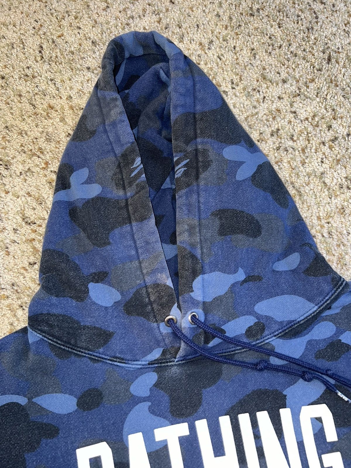 Bape Bape Blue Camo NYC Logo Hoodie Size US M / EU 48-50 / 2 - 5 Thumbnail