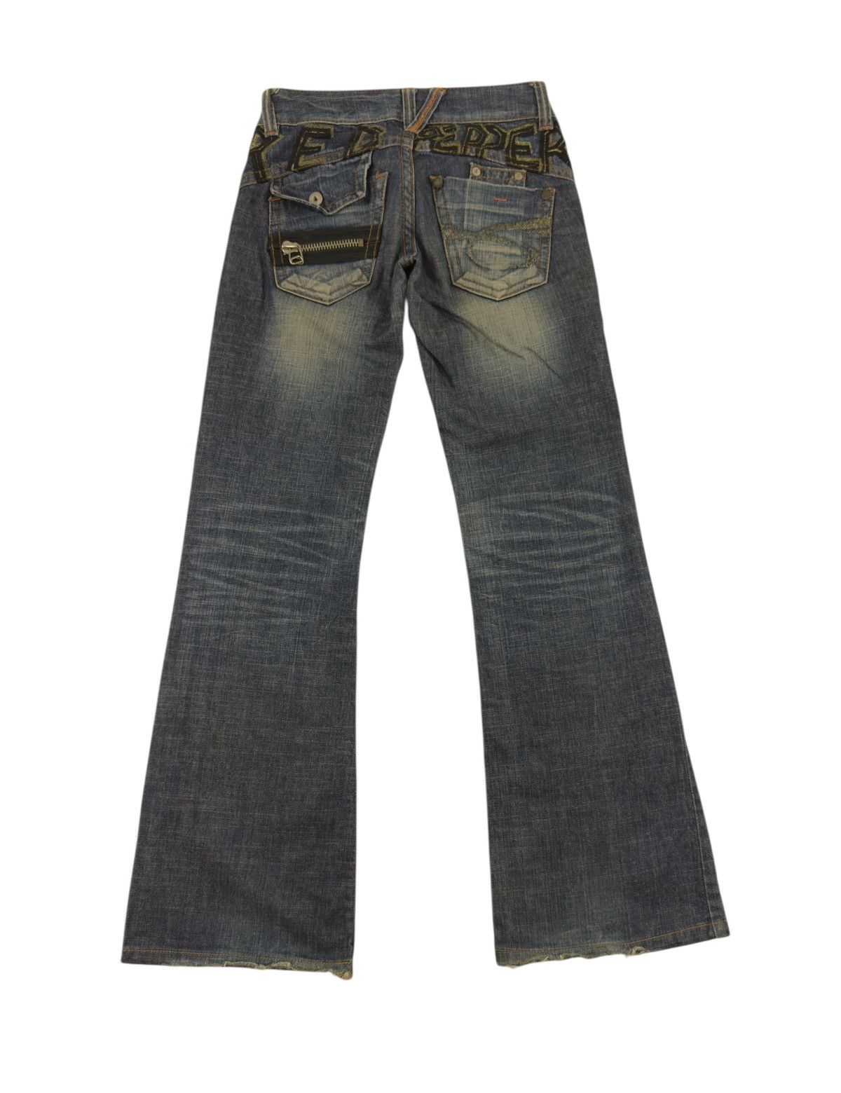 Japanese Brand Red peppers flare jeans Size US 28 / EU 44 - 3 Thumbnail
