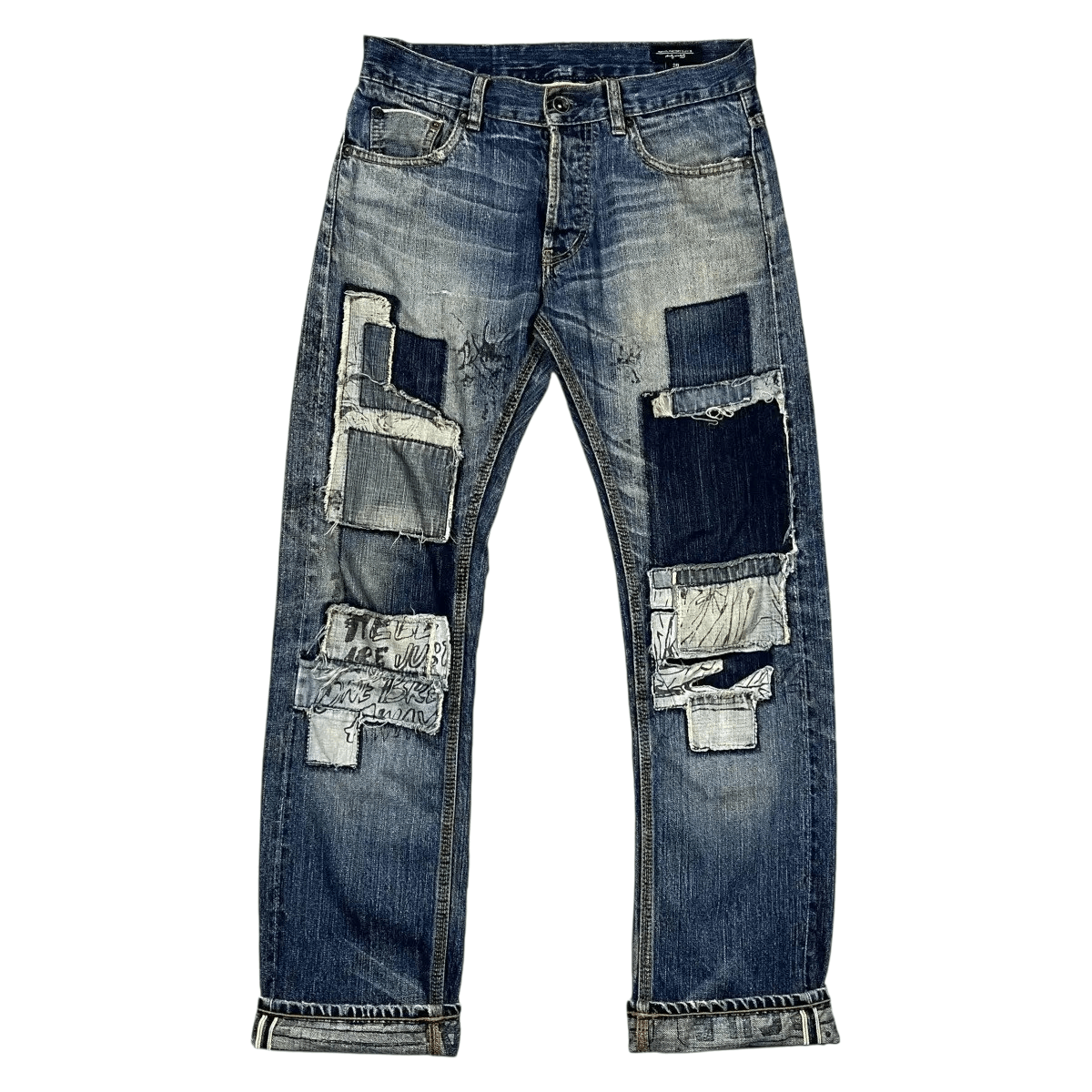 Andy Warhol × Levi's RARE Levi's X Andy Warhol Patchwork Selvedge Denim Size US 28 / EU 44 - 1 Thumbnail