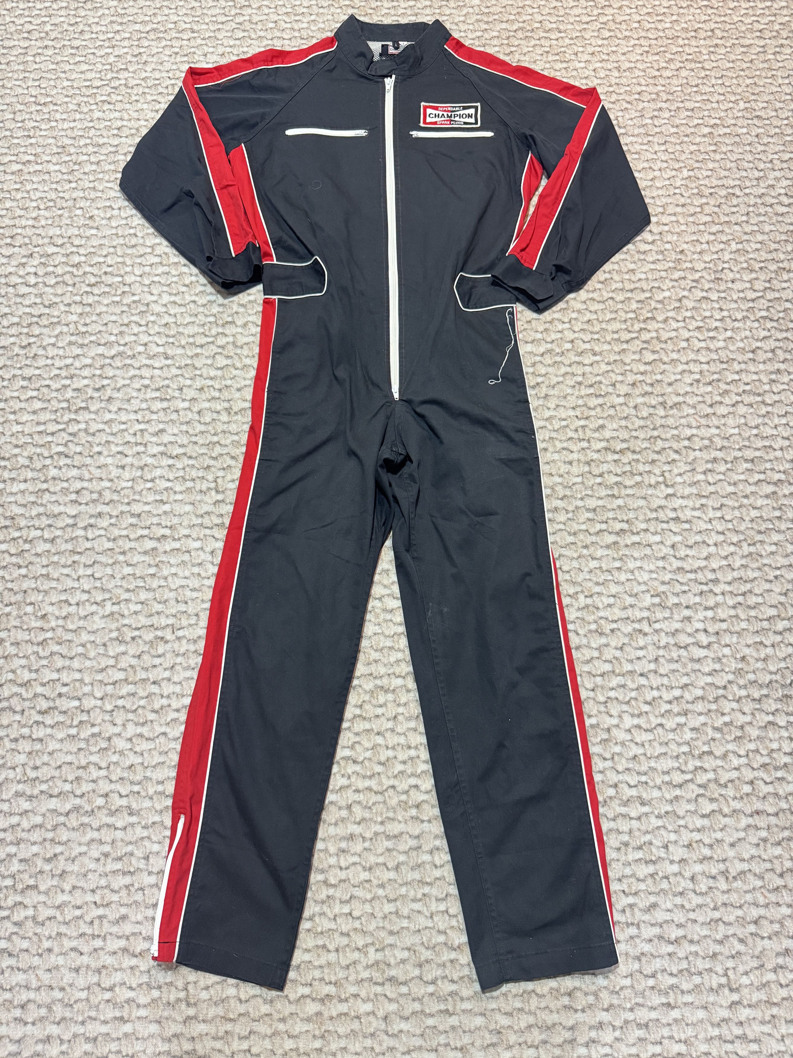 Sports Specialties Vintage Champion Spark Plug USA Technician Coverall Size US 33 - 1 Thumbnail
