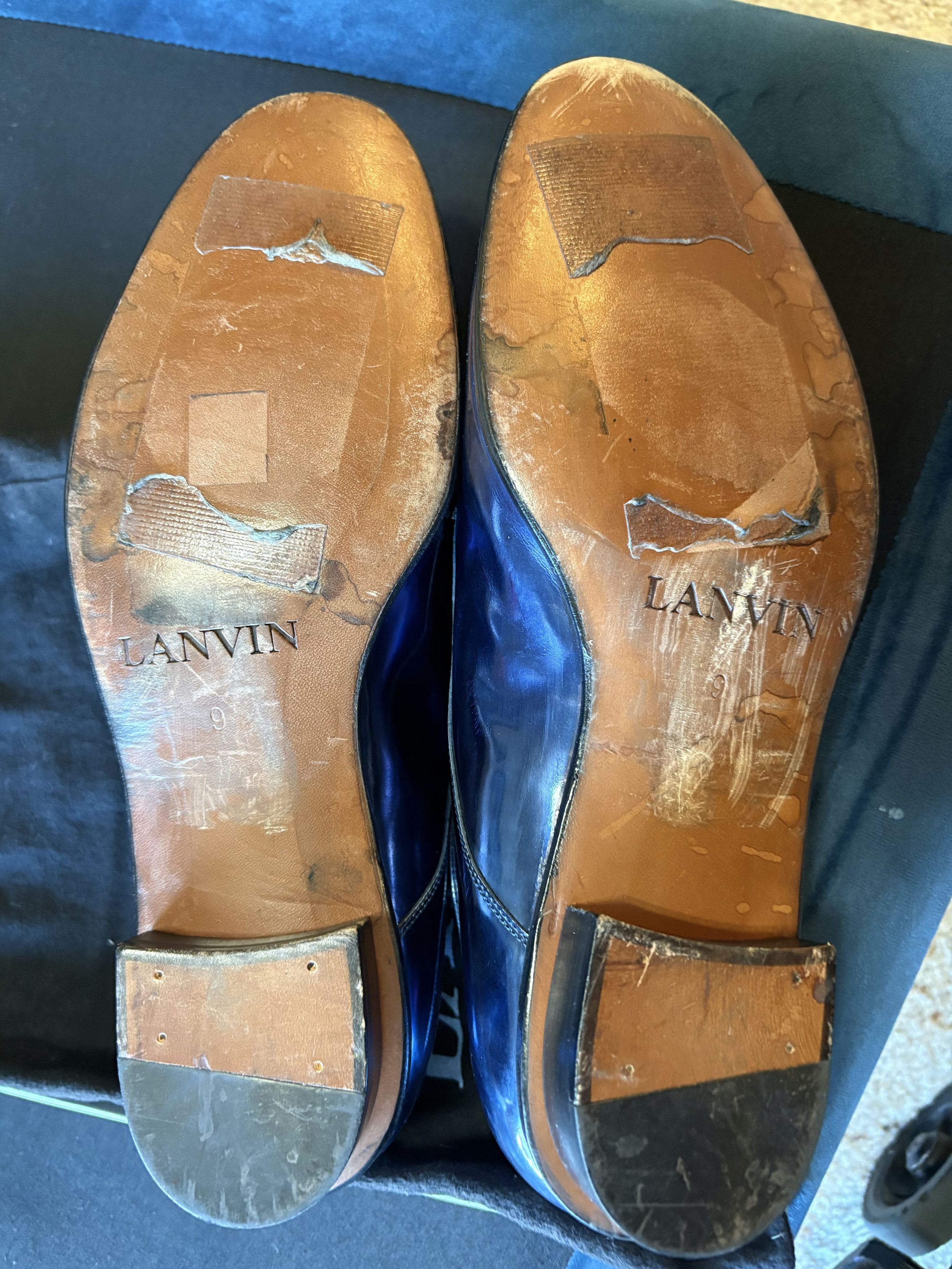 Lanvin Metallic Derby