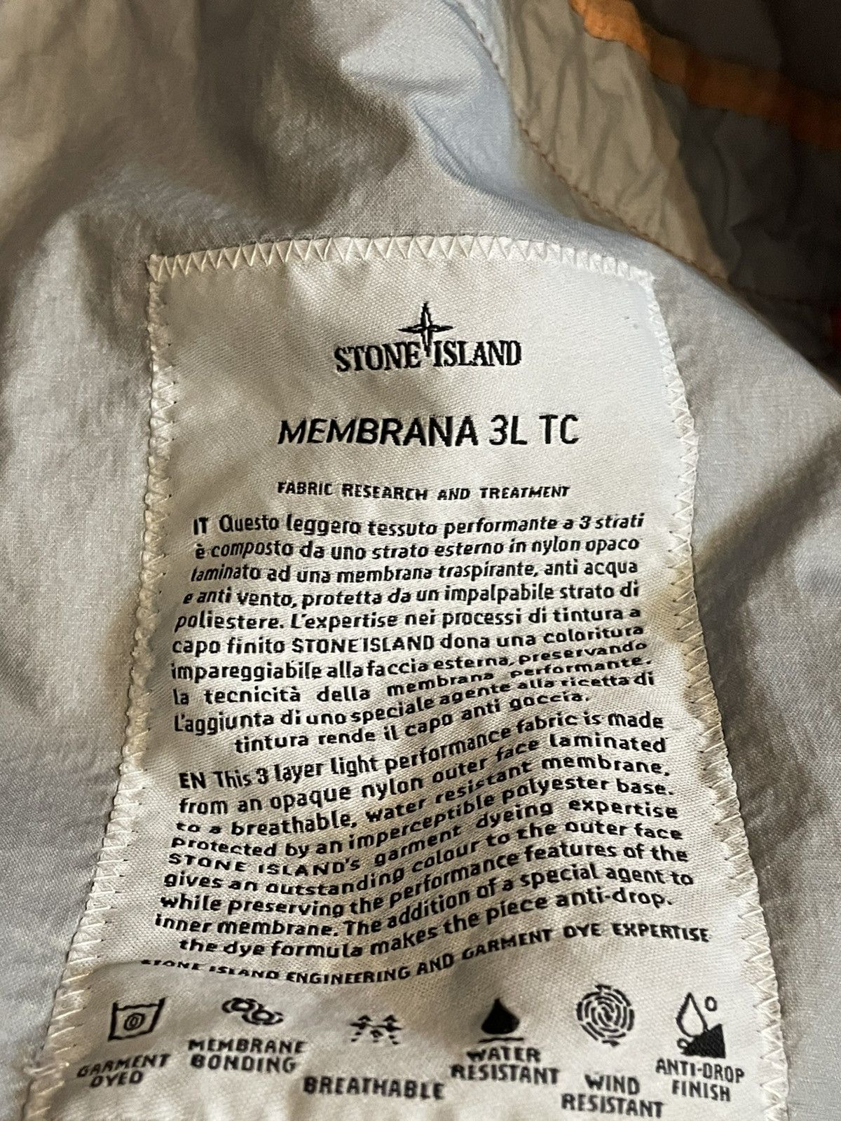 Stone Island Stone island gore-tex membrane archive massimo osti nylon Size US M / EU 48-50 / 2 - 4 Thumbnail