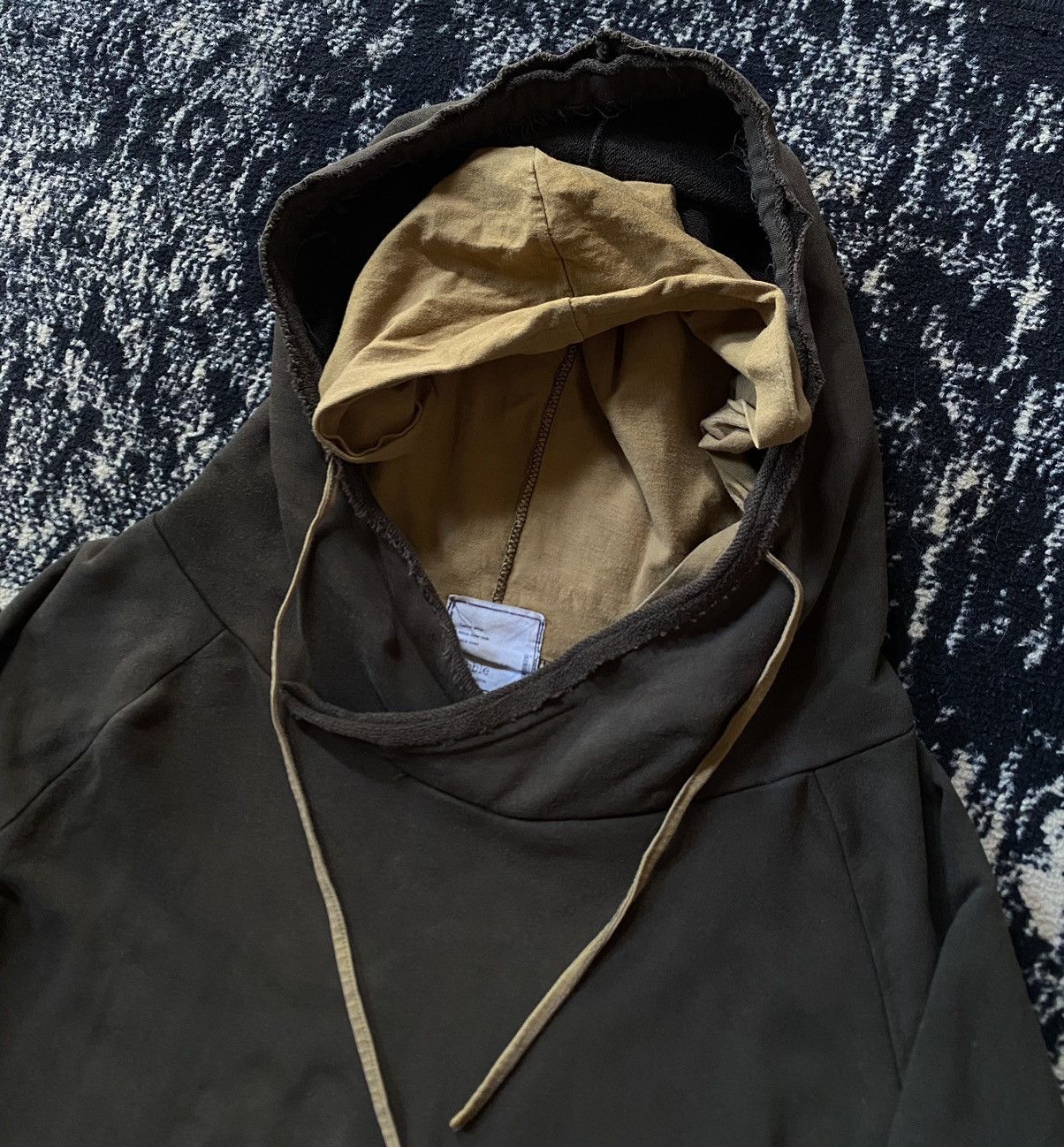 If Six Was Nine × Japanese Brand × Le Grande Bleu (L.G.B.) Japanes Bubble Double Hooded “ Goa Style “ Size US L / EU 52-54 / 3 - 5 Thumbnail