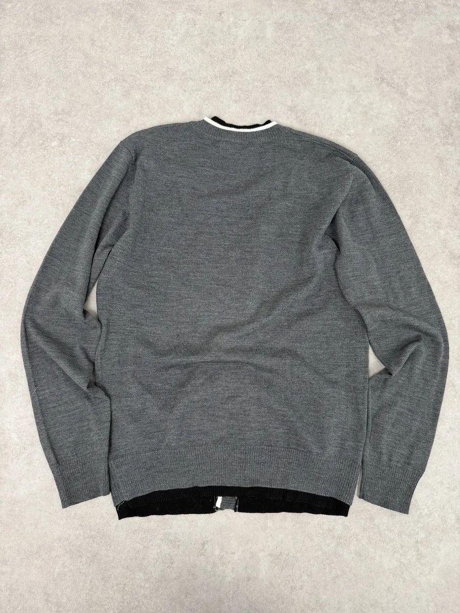 Pierre Balmain AW2013 Pierre Balmain White & Grey Minimalist Cardigan Size US M / EU 48-50 / 2 - 6 Thumbnail