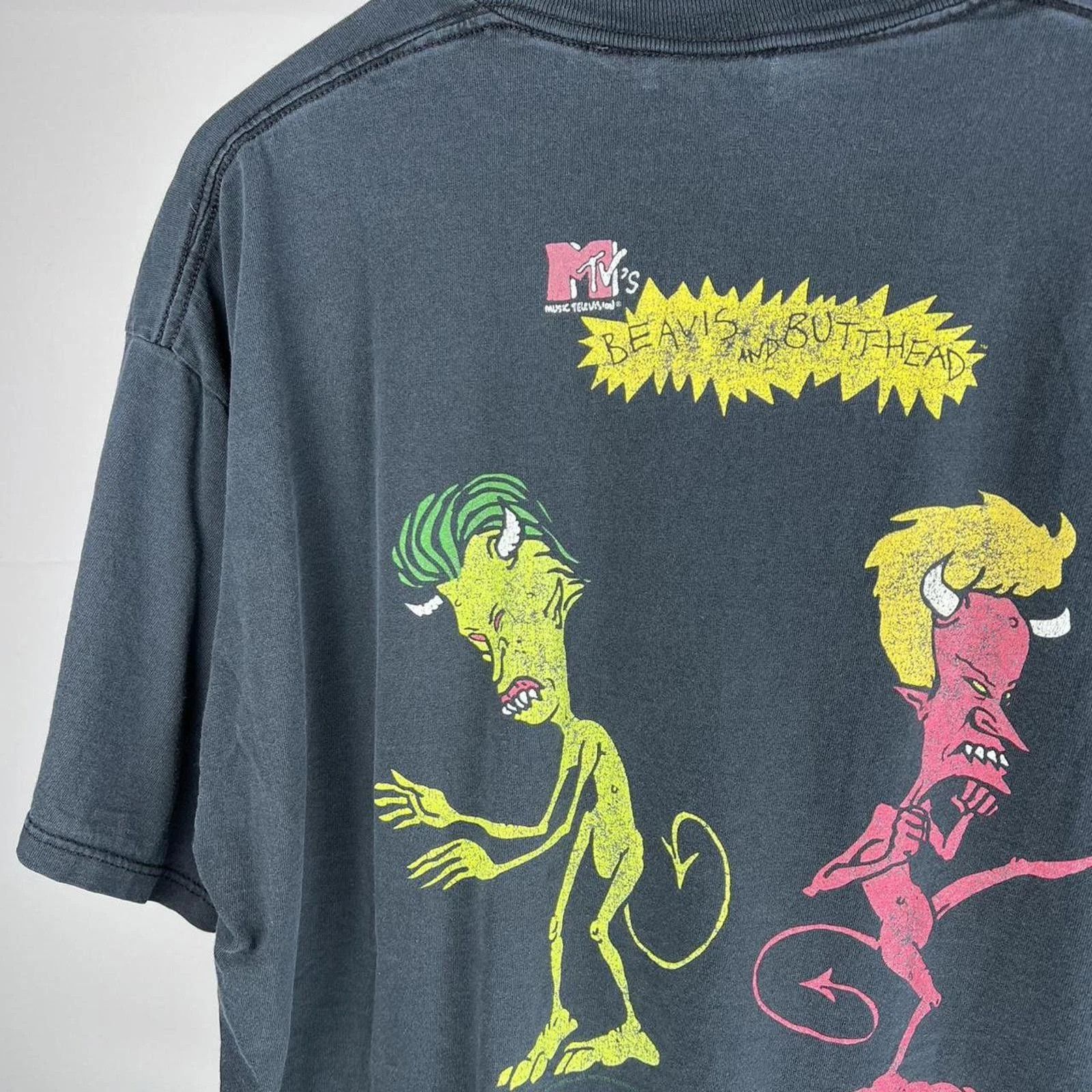 Vintage Vintage 1997 Beavis and Butthead Rob Zombie MTV shirt Size US XL / EU 56 / 4 - 5 Thumbnail