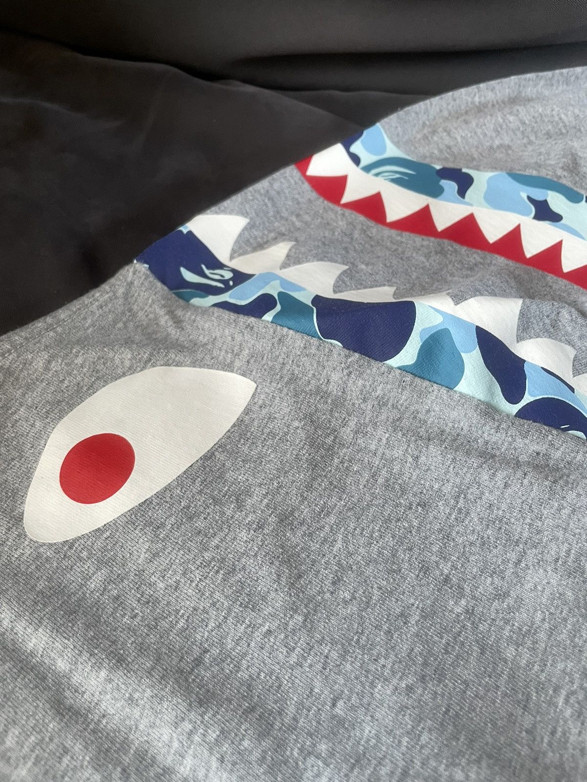 Bape BAPE ABC Camo Shark Shoulder Tee Size US XL / EU 56 / 4 - 10 Thumbnail