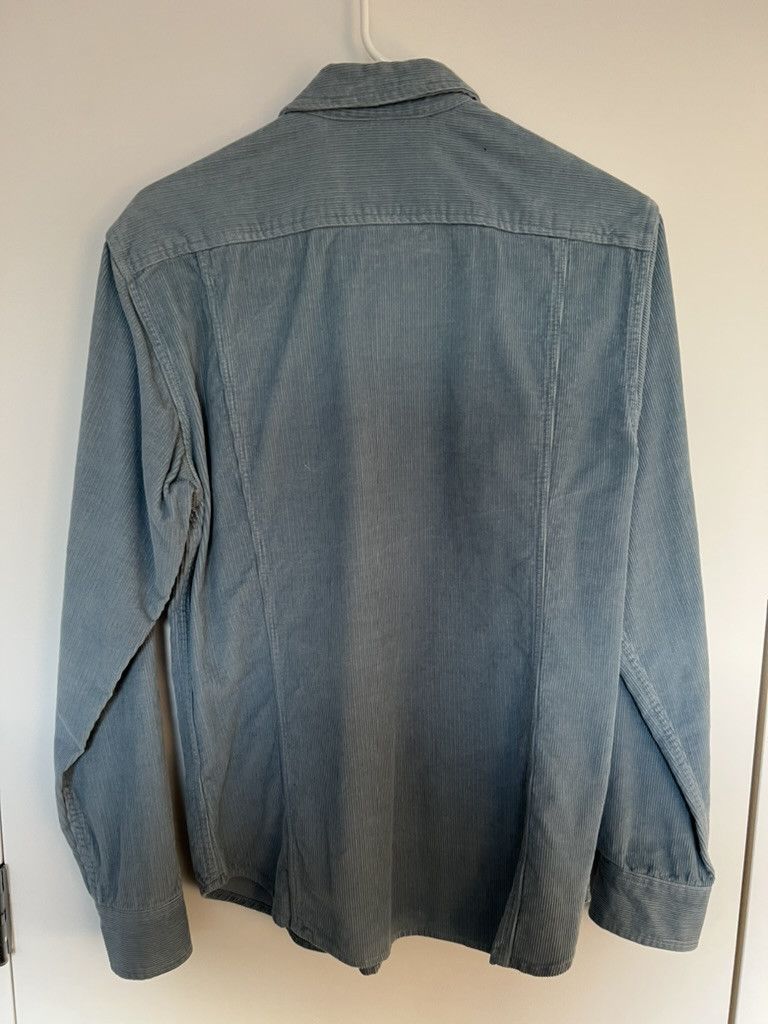 Corridor Light Blue Corduroy Long Sleeve Button Up Size US S / EU 44-46 / 1 - 2 Thumbnail