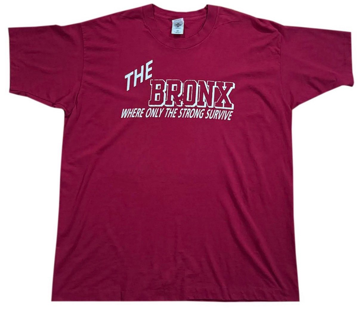 Vintage Vintage The Bronx Where Only The Strong Survive T Shirt XXL Size US XXL / EU 58 / 5 - 1 Thumbnail