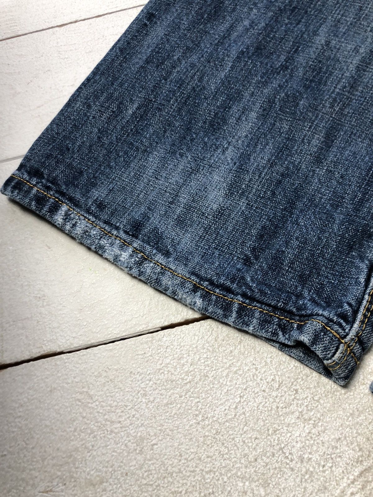 Lee 🔥Rare Opium Baggy VNTG 00s Y2K Bootcut Grange Denim Jeans Size US 29 - 6 Thumbnail
