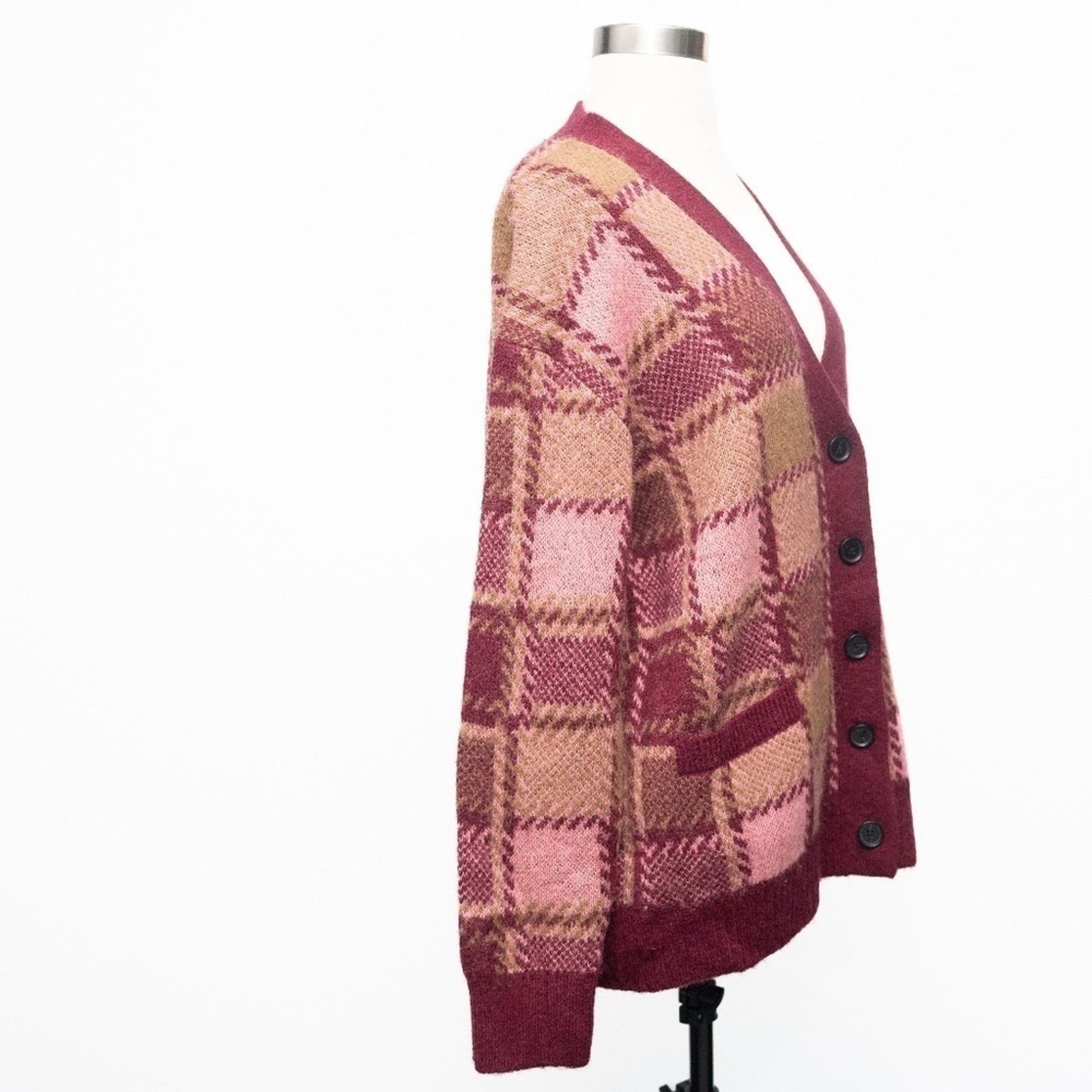 RE/DONE RE/DONE. 90s Oversized Wool Alpaca Blend Cardigan Size M / US 6-8 / IT 42-44 - 8 Thumbnail