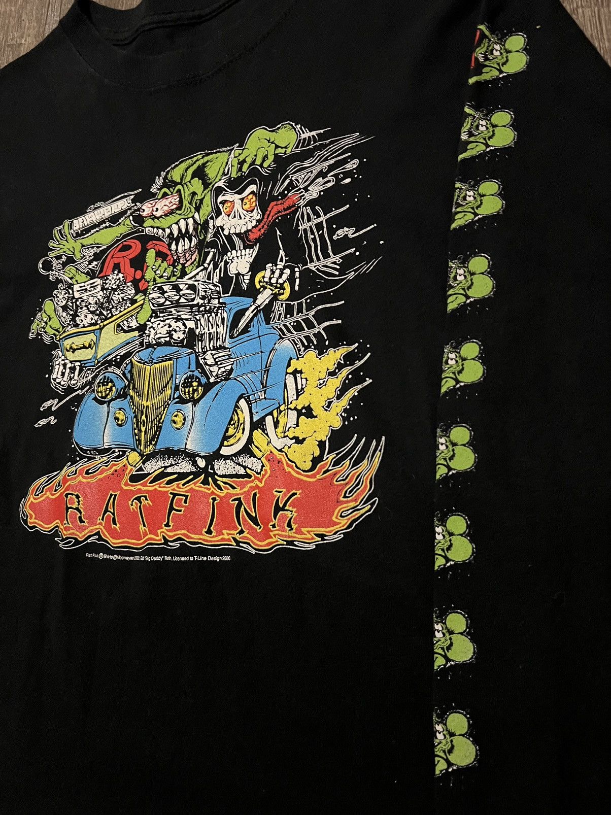 Vintage Vintage Rat Fink Mooneyes Hot Rod Long Sleeve Shirt Size US S / EU 44-46 / 1 - 2 Thumbnail