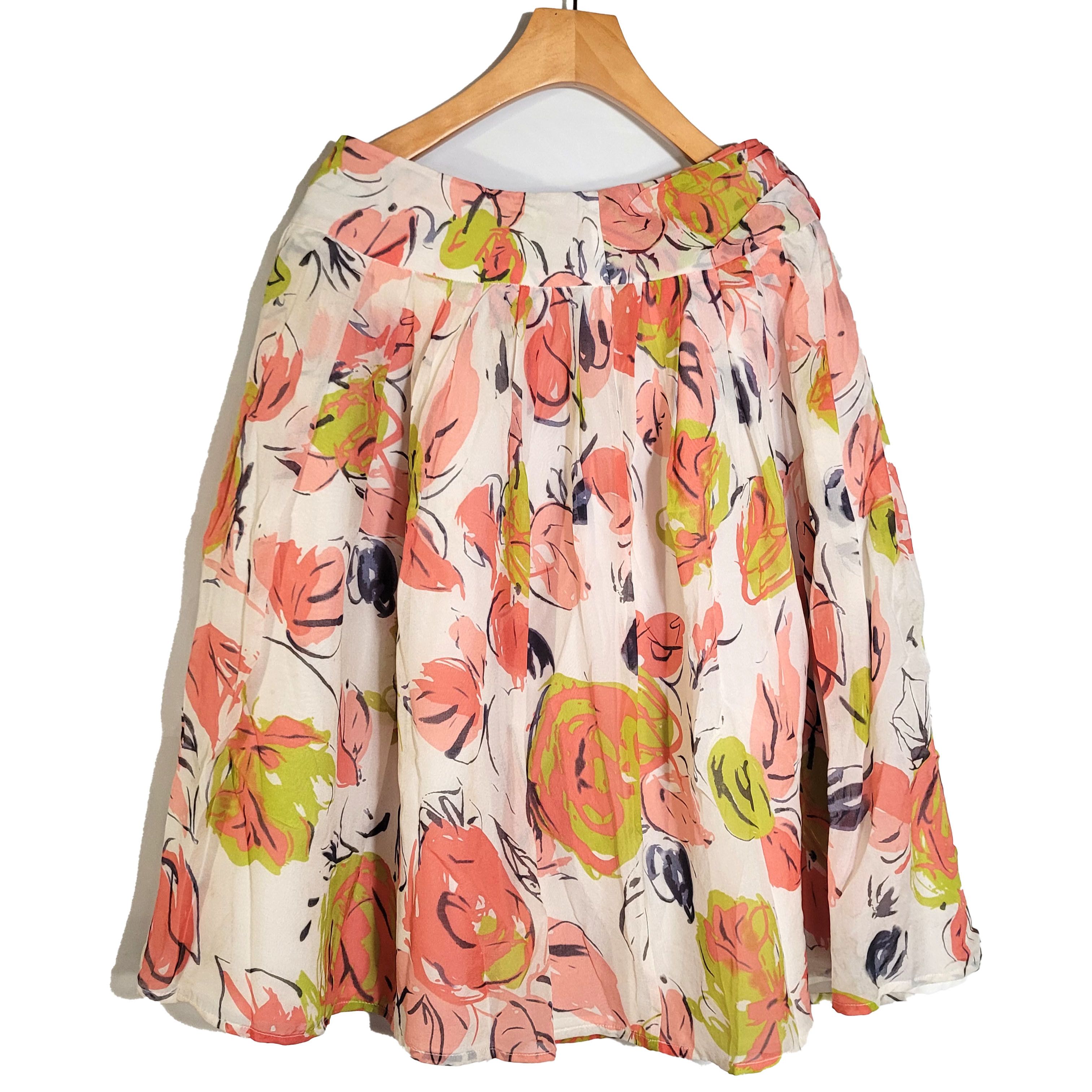 Other Women's Silk Size XXS A-Line Skirt SBK204 Size S / US 4 / IT 40 - 2 Thumbnail