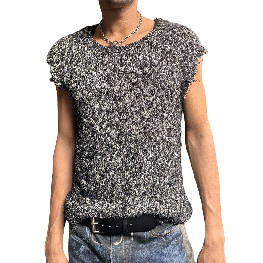 Buffalo London Vintage Jeans By Buffalo Black Sequin Sweater Vest - Large Size US XXL / EU 58 / 5 - 5 Thumbnail