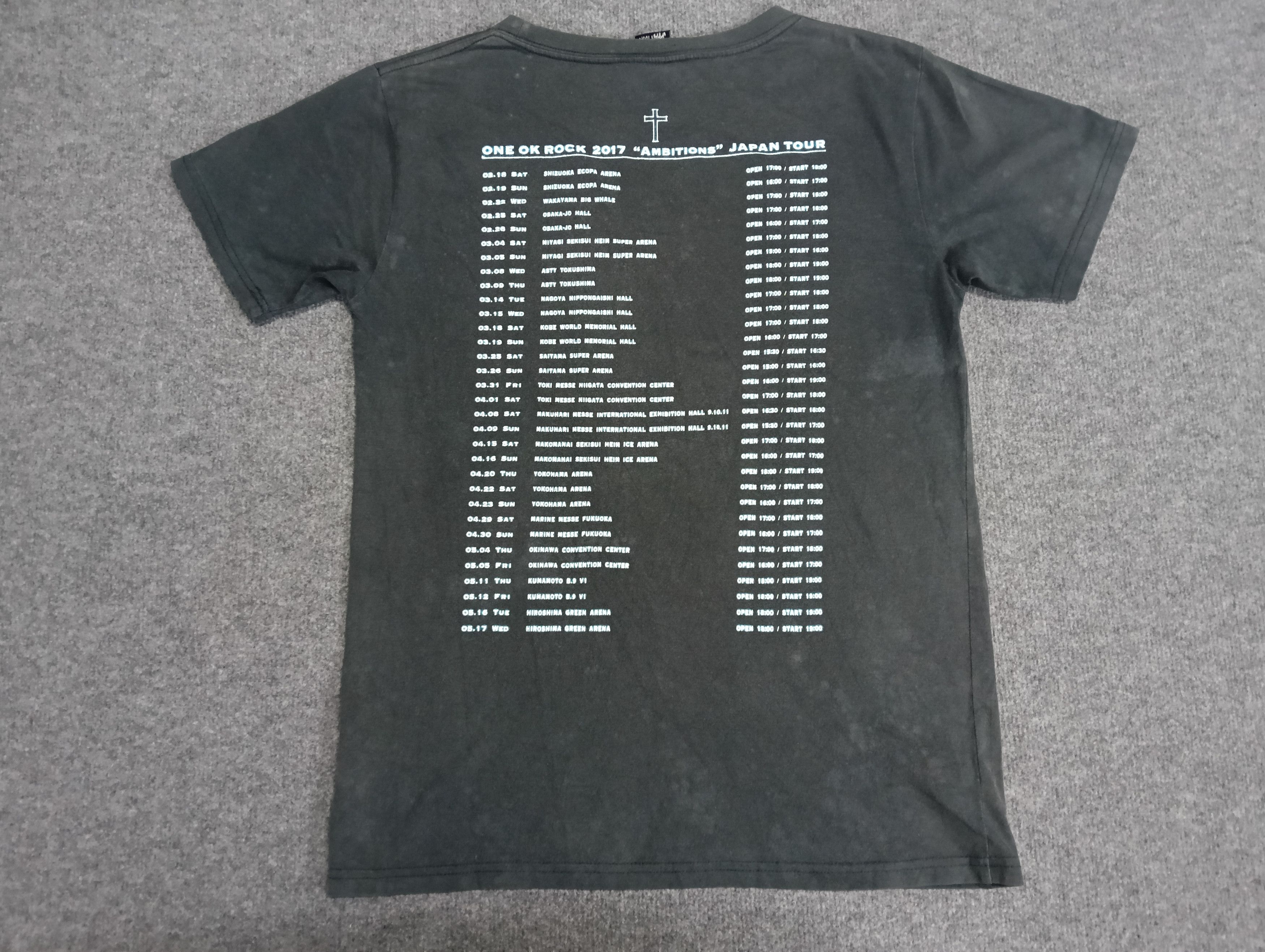 Band Tees × Japanese Brand One ok rock ambition Japan tour 2017 faded black. Size US L / EU 52-54 / 3 - 7 Thumbnail