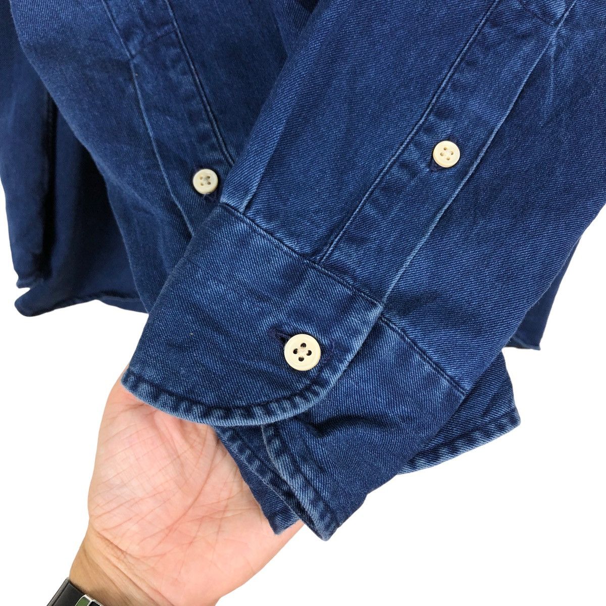 Blue Blue Japan 🔥90’s Blue Blue Japan Shirt Jacket Pligram Inspire Kapital Size US M / EU 48-50 / 2 - 12 Thumbnail