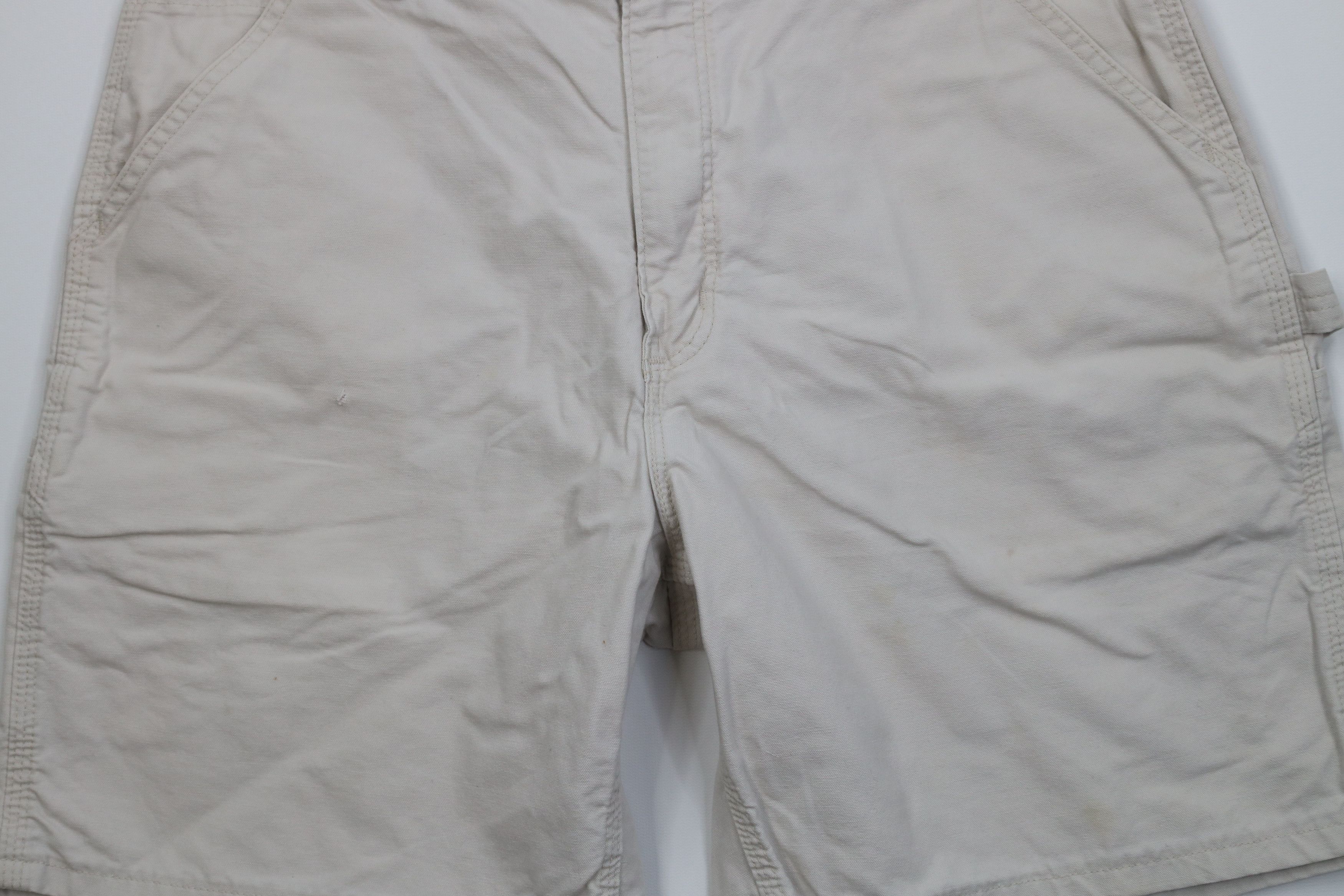 Carhartt Vintage Y2K Carhartt Above Knee Relaxed Fit Shorts Putty Size US 36 / EU 52 - 3 Thumbnail