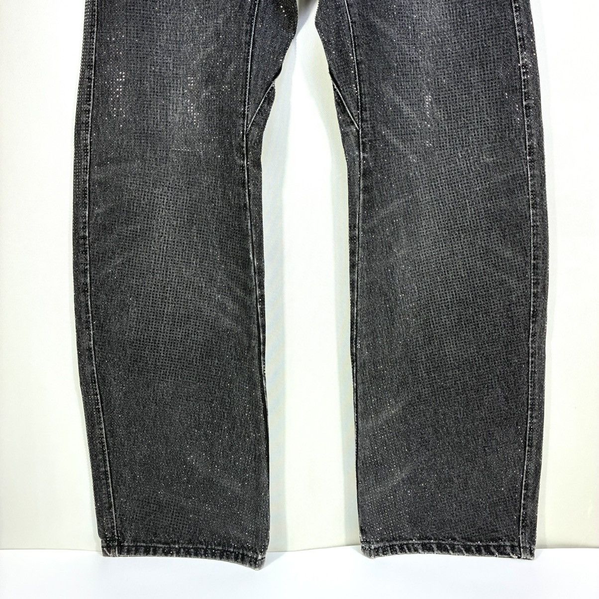 Alexander Wang Alexander Wang Hotfix Crystal Moto Jeans Pants Black Grey 28 Size 28" / US 6 / IT 42 - 22 Thumbnail