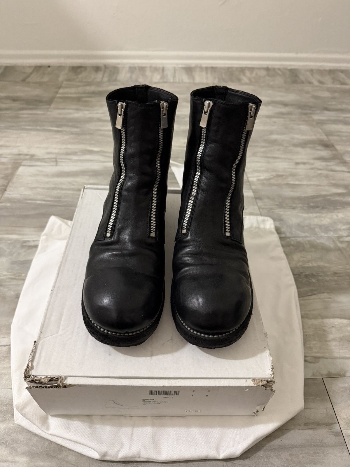 Guidi Guidi GR07FZI Double Front Zip Metal Heel Matrix Boots Size US 12 / EU 45 - 14 Thumbnail
