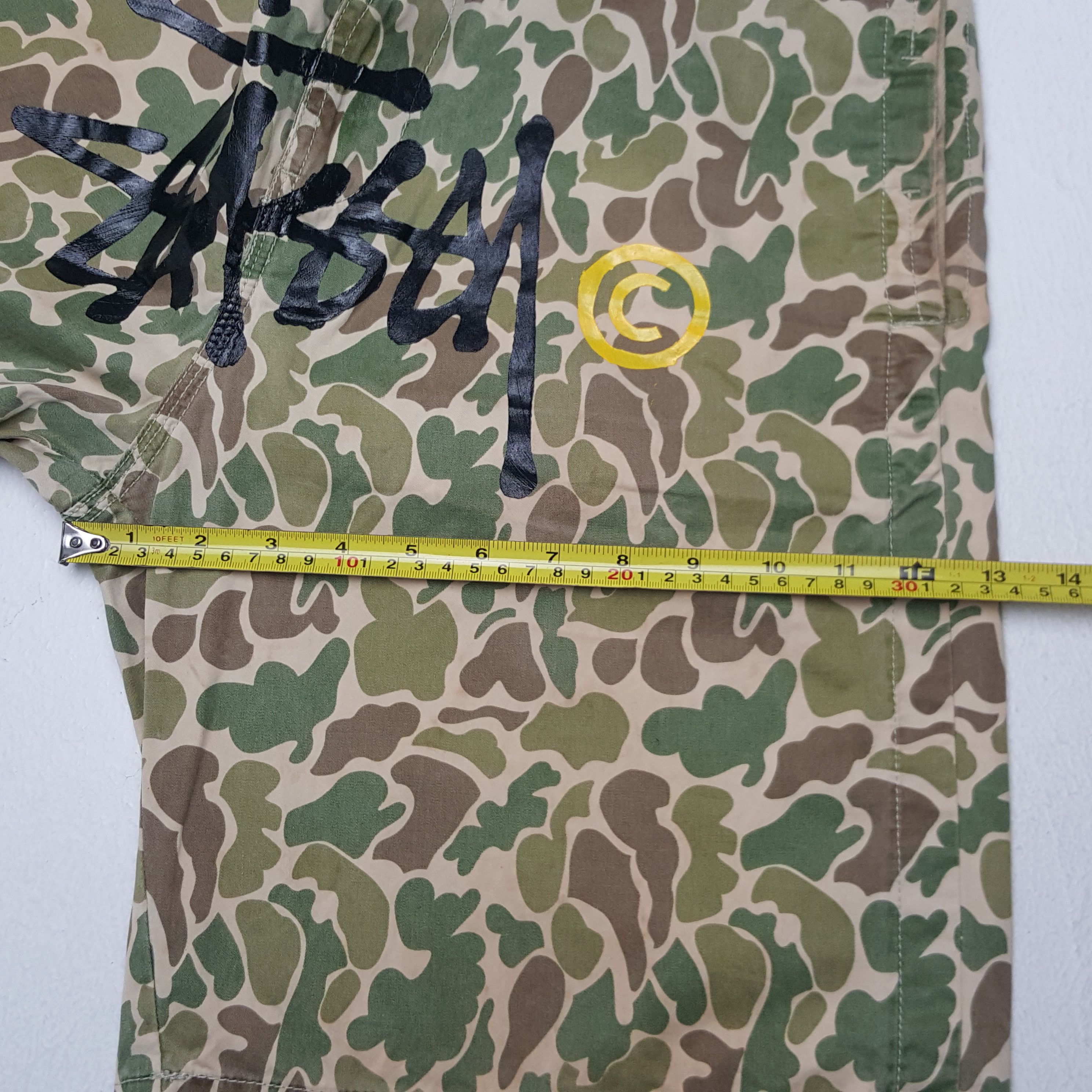 Stussy × Vintage Vintage Stussy Streetwear Style Camo Shorts Pants Size US 32 / EU 48 - 11 Thumbnail