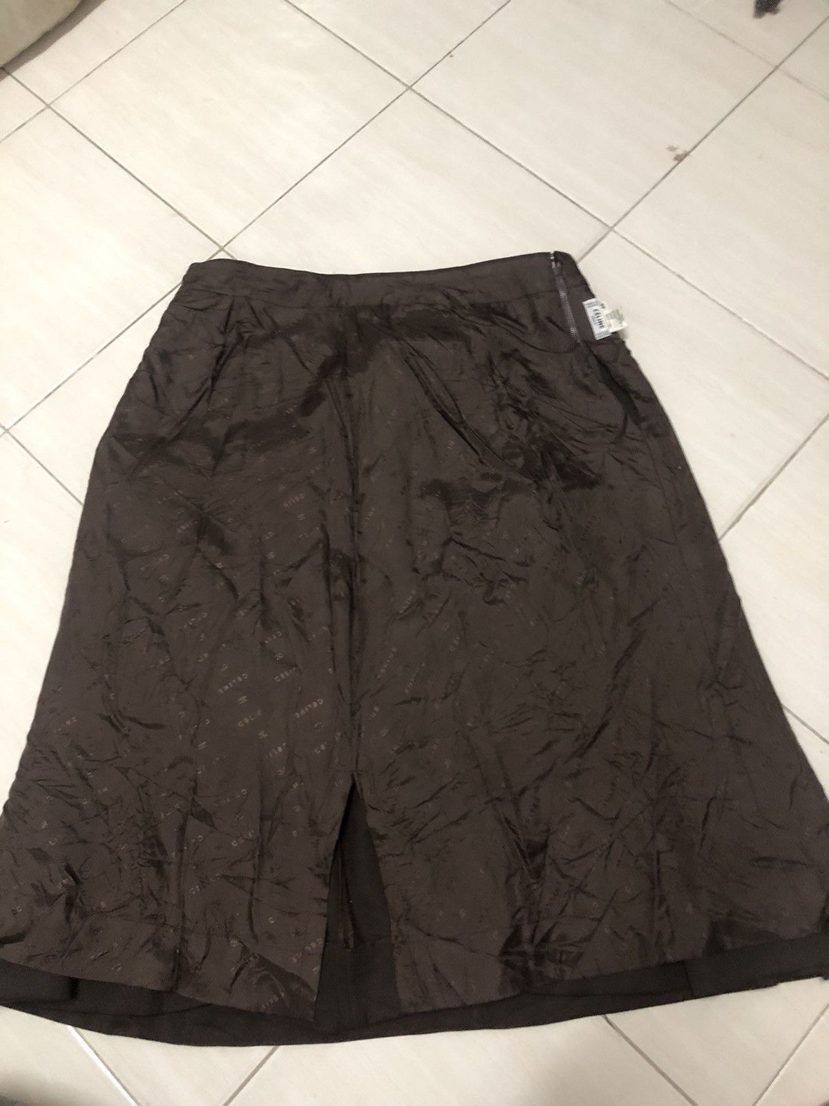 Celine Vtg celine paris buckle brown midi skirt Size 34" / US 12 / IT 48 - 13 Thumbnail