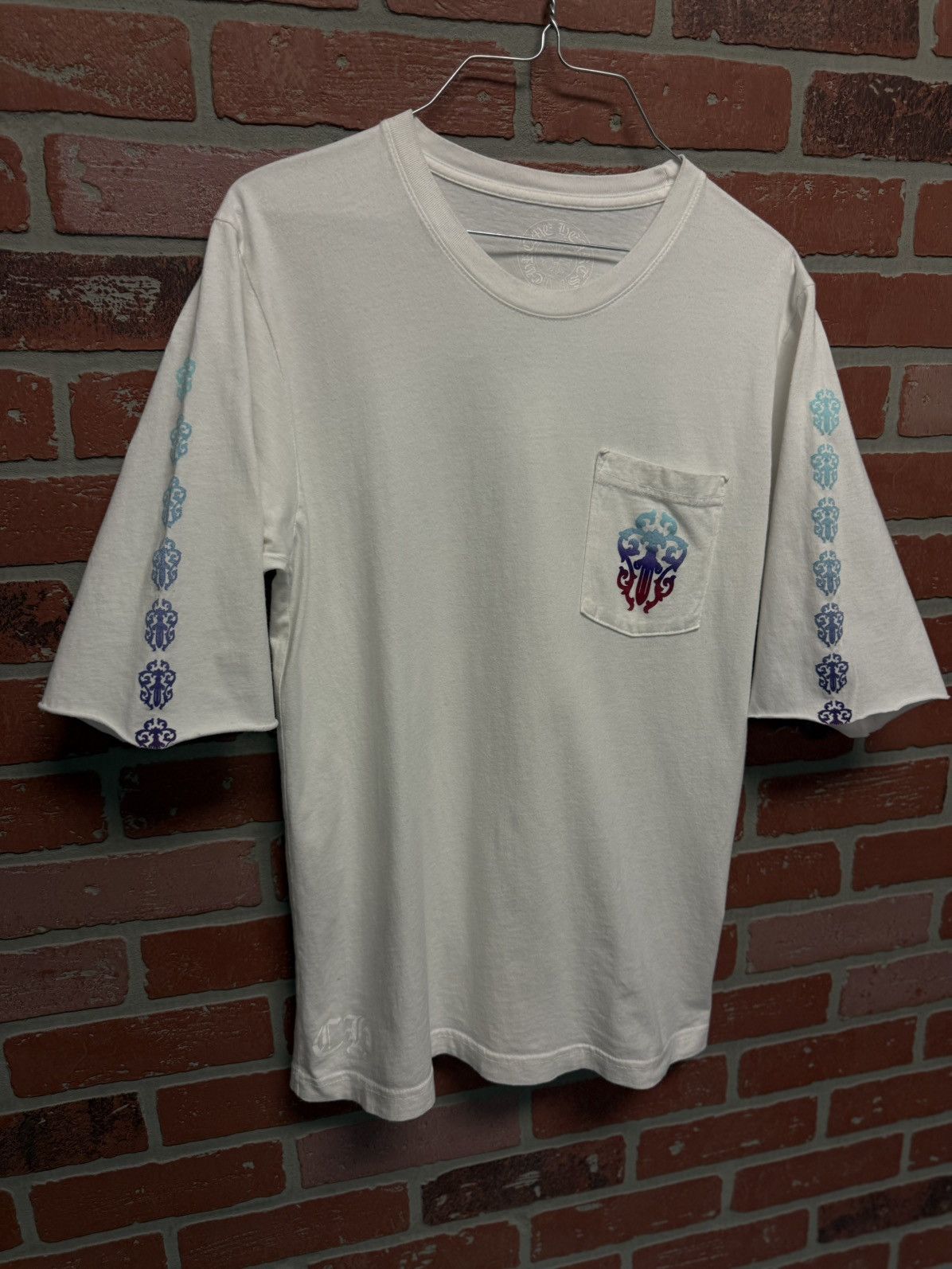 Chrome Hearts Chrome Hearts Colorful Dagger Tee Shirt Cut Sleeve Size M Size US M / EU 48-50 / 2 - 7 Thumbnail