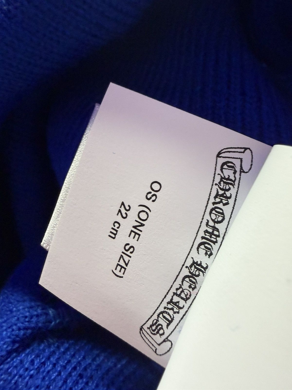 Chrome Hearts Chrome Hearts Blue CH Beanie Size ONE SIZE - 6 Thumbnail
