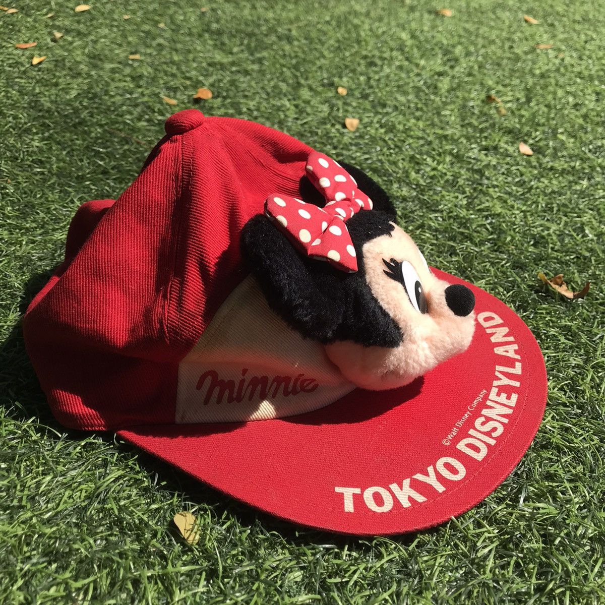 Disney × Mickey Mouse × Vintage VINTAGE MINI MOUSE FULLCAP 7 panel Tokyo disneyLand Made Size ONE SIZE - 11 Thumbnail