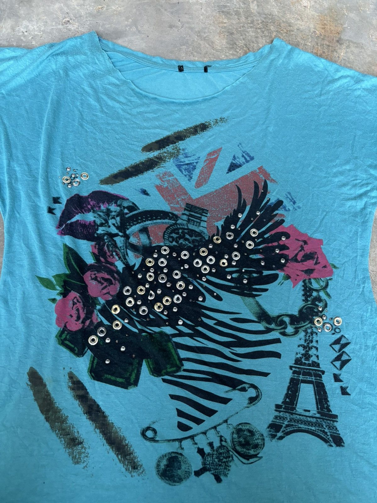 Hysteric Glamour Y2k Opium Sixty Ifsixwasnine Punk Style Tshirt Size ONE SIZE - 3 Thumbnail