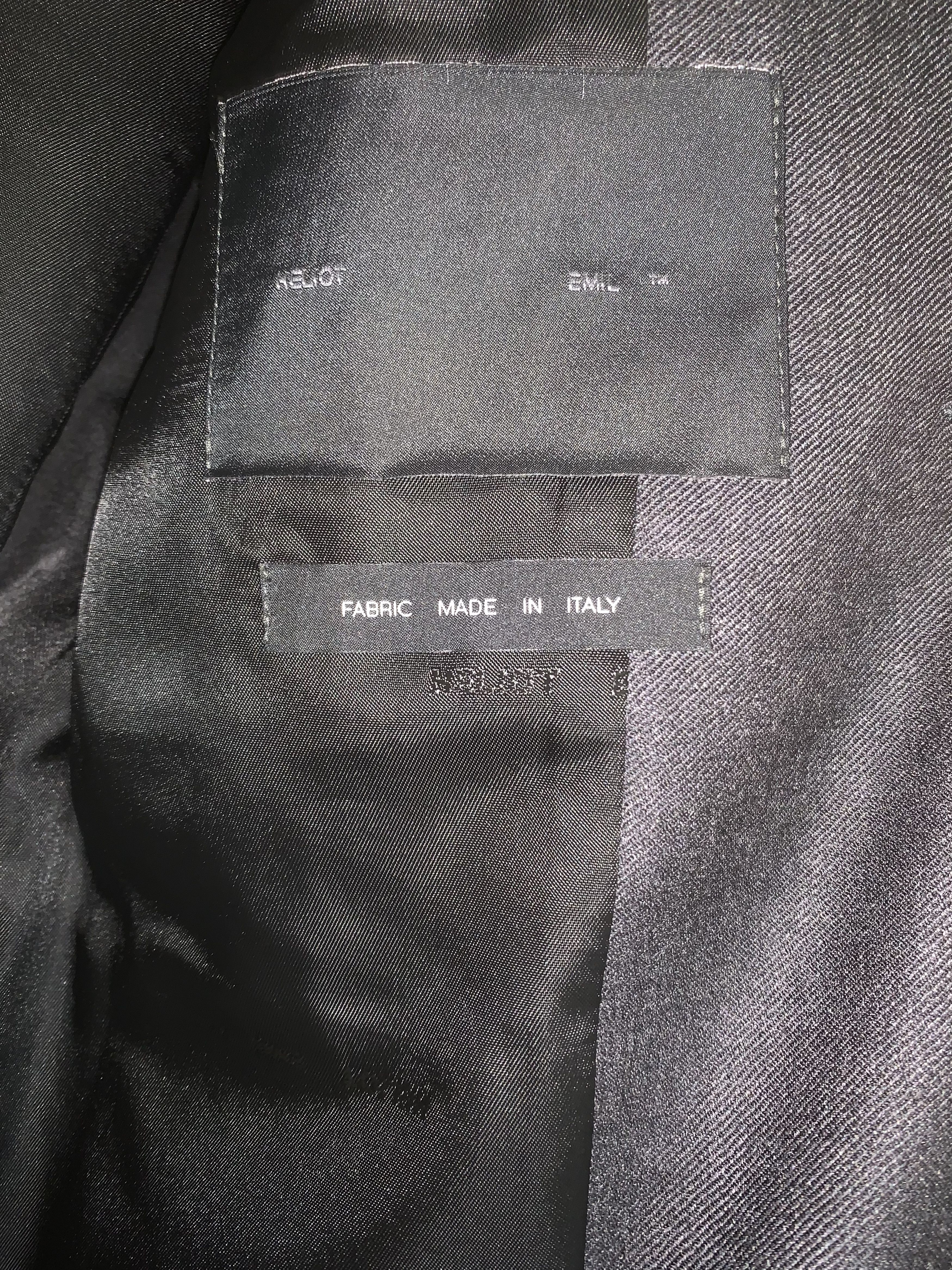 Heliot Emil Heliot Emil tech laced virgin wool Blazer jacket suit Size 46R - 6 Thumbnail
