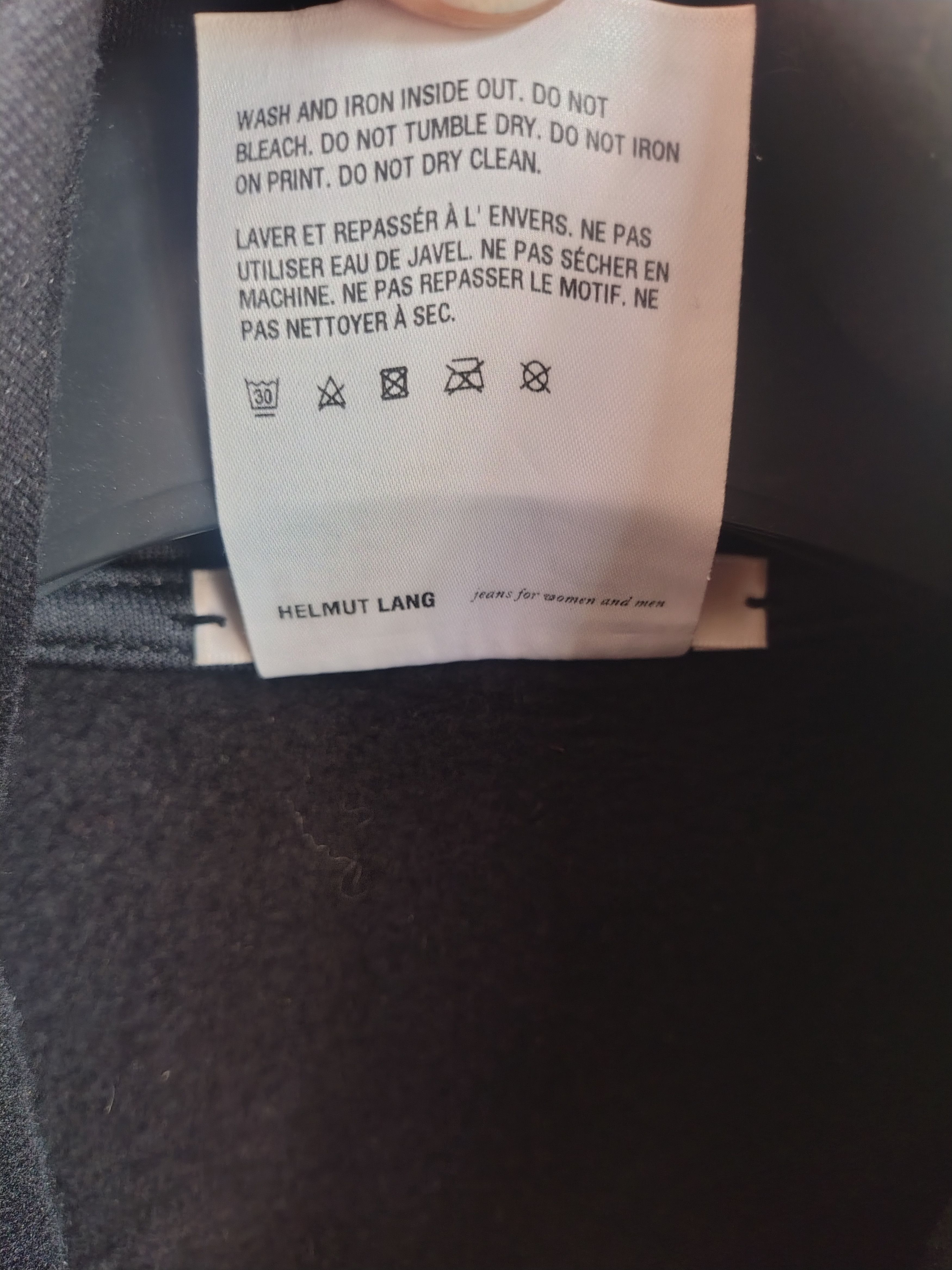 Helmut Lang Leather lookalike track jacket Size US M / EU 48-50 / 2 - 4 Thumbnail
