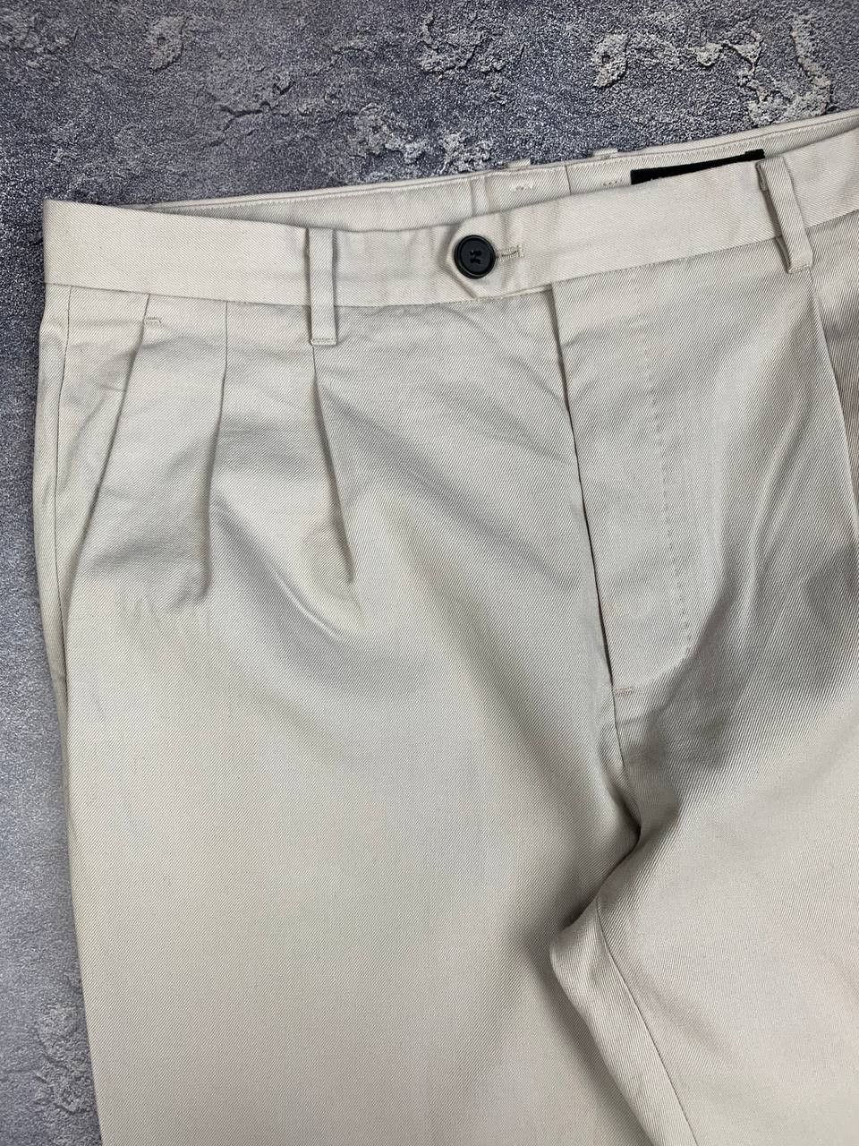 Allsaints AllSaints Men’s Trousers Beige Size 32 Cotton Wool Blend Size US 32 / EU 48 - 7 Thumbnail